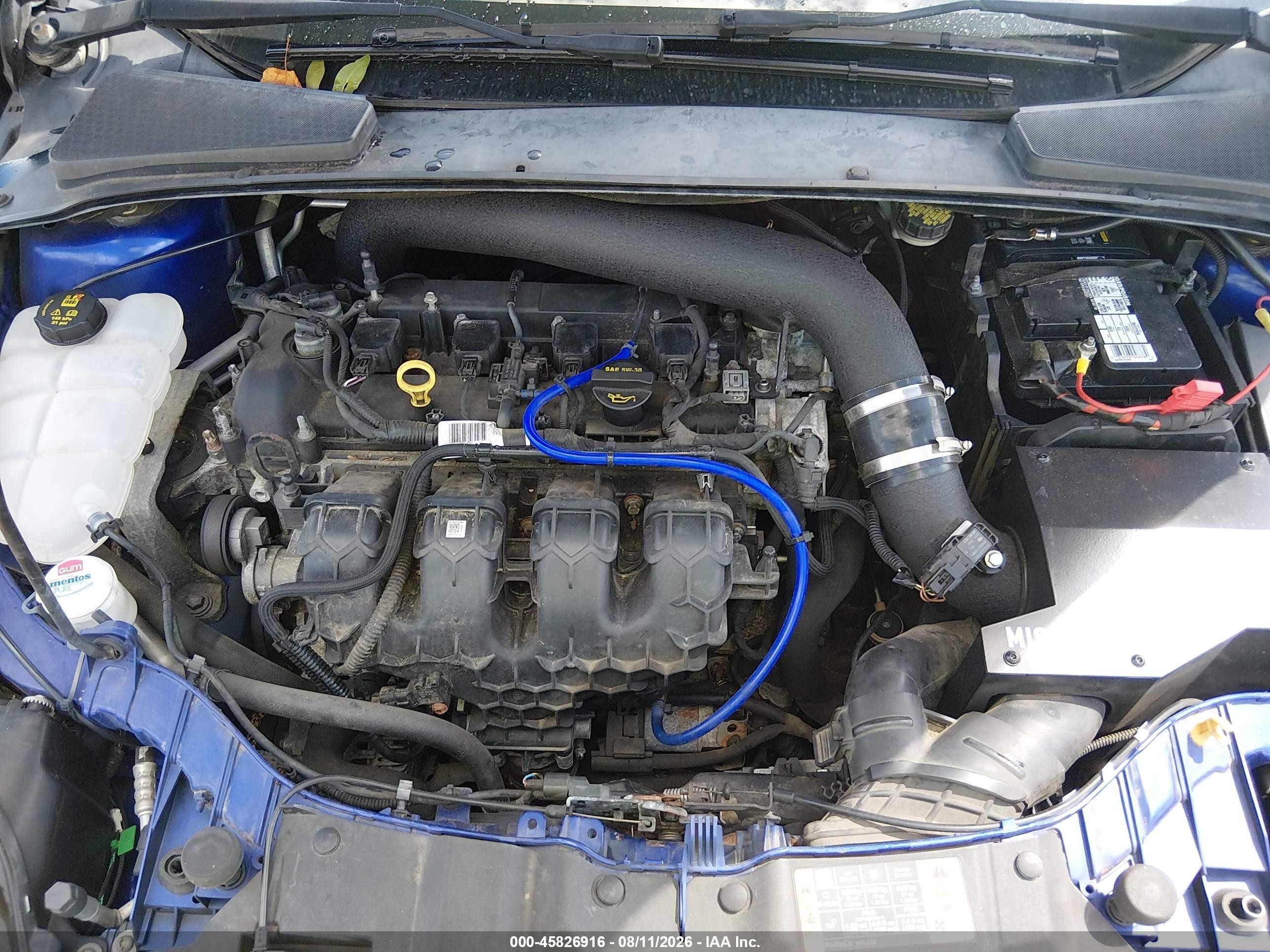 2014 Ford Focus St   Blue vin: 1FADP3L96EL427204