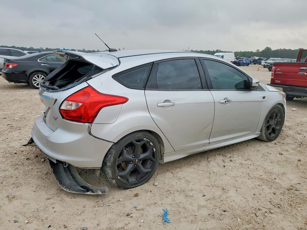 2014 Ford Focus St Silver vin: 1FADP3L96EL430166