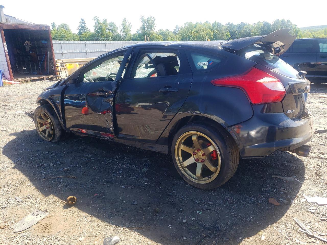 2014 Ford Focus St Black vin: 1FADP3L96EL447372