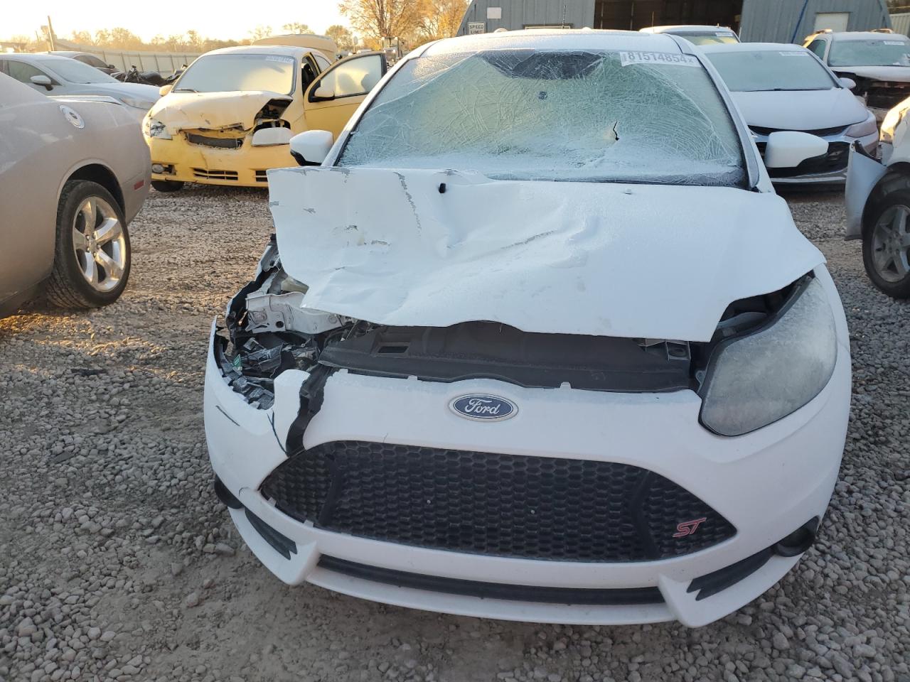 2014 Ford Focus St White vin: 1FADP3L96EL463149