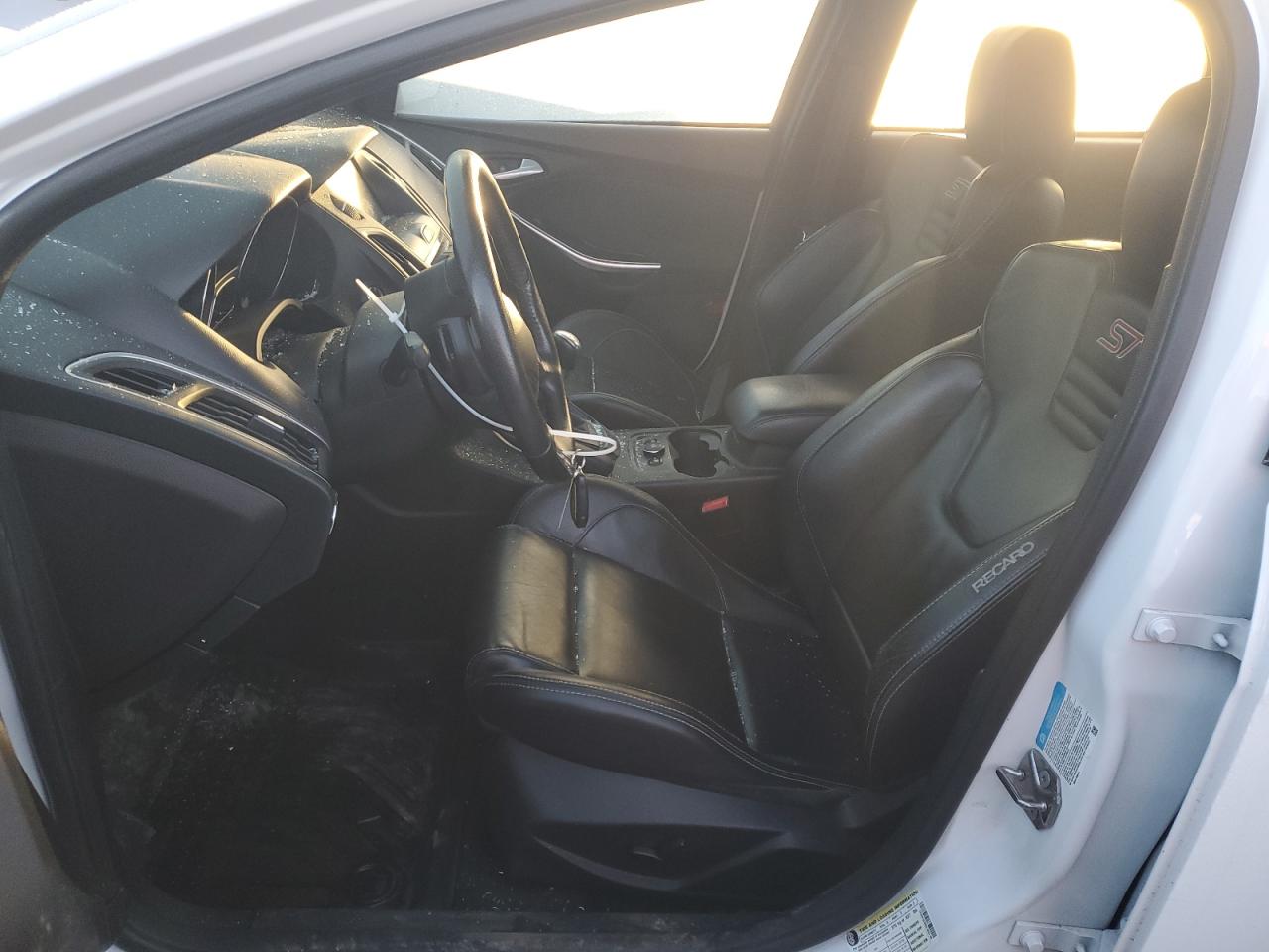 2014 Ford Focus St White vin: 1FADP3L96EL463149