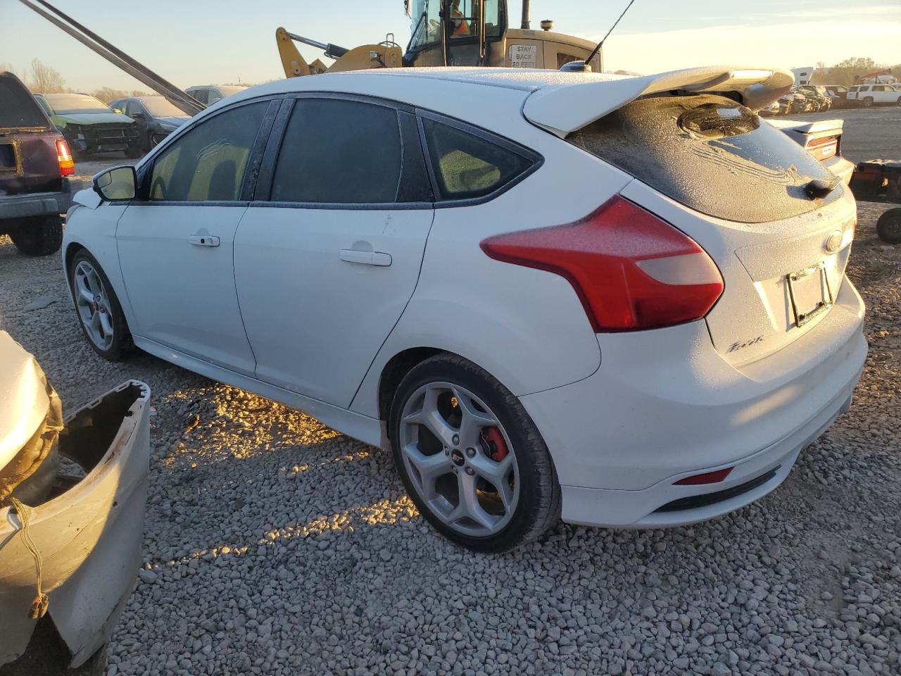 2014 Ford Focus St White vin: 1FADP3L96EL463149