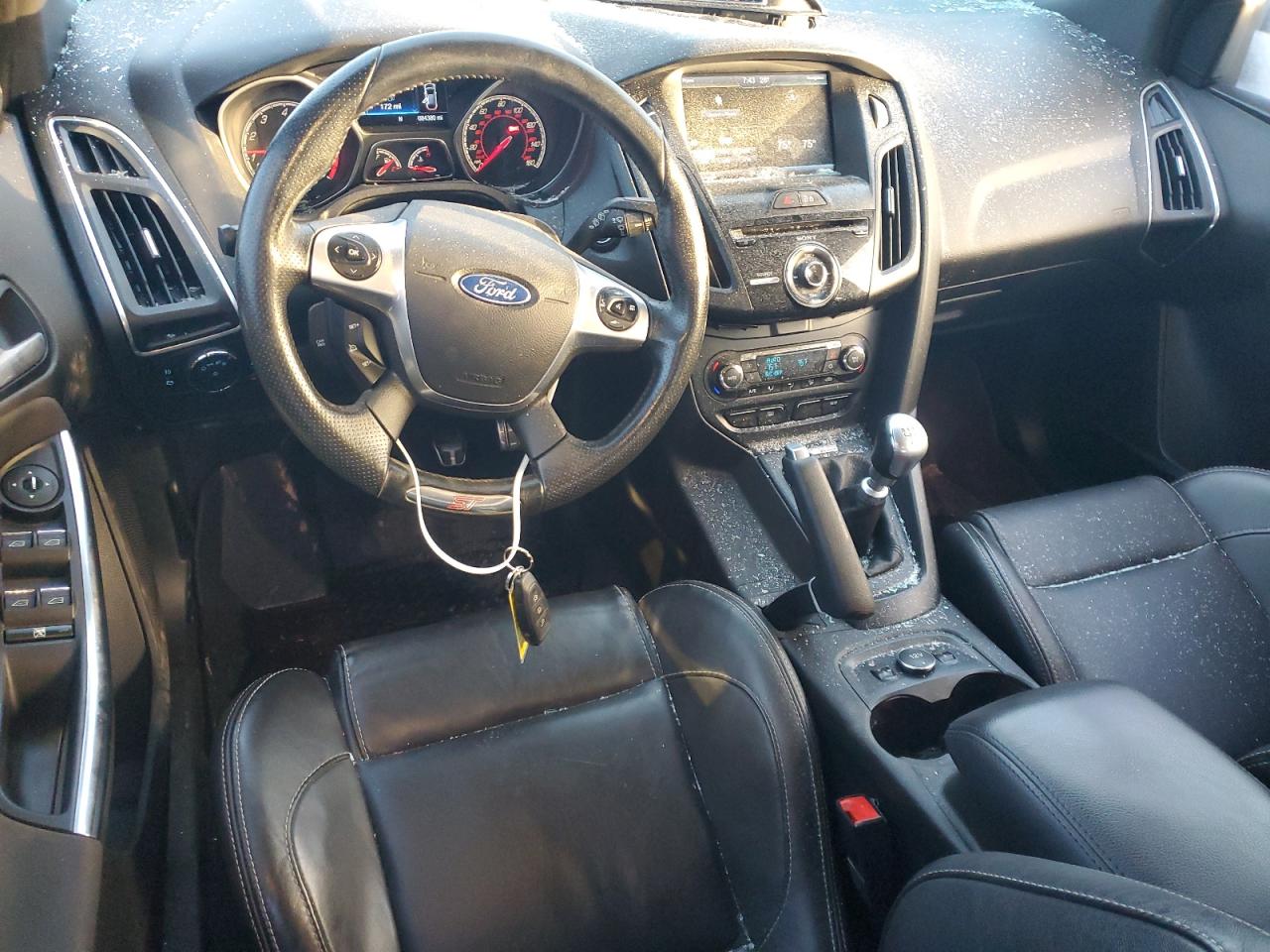 2014 Ford Focus St White vin: 1FADP3L96EL463149