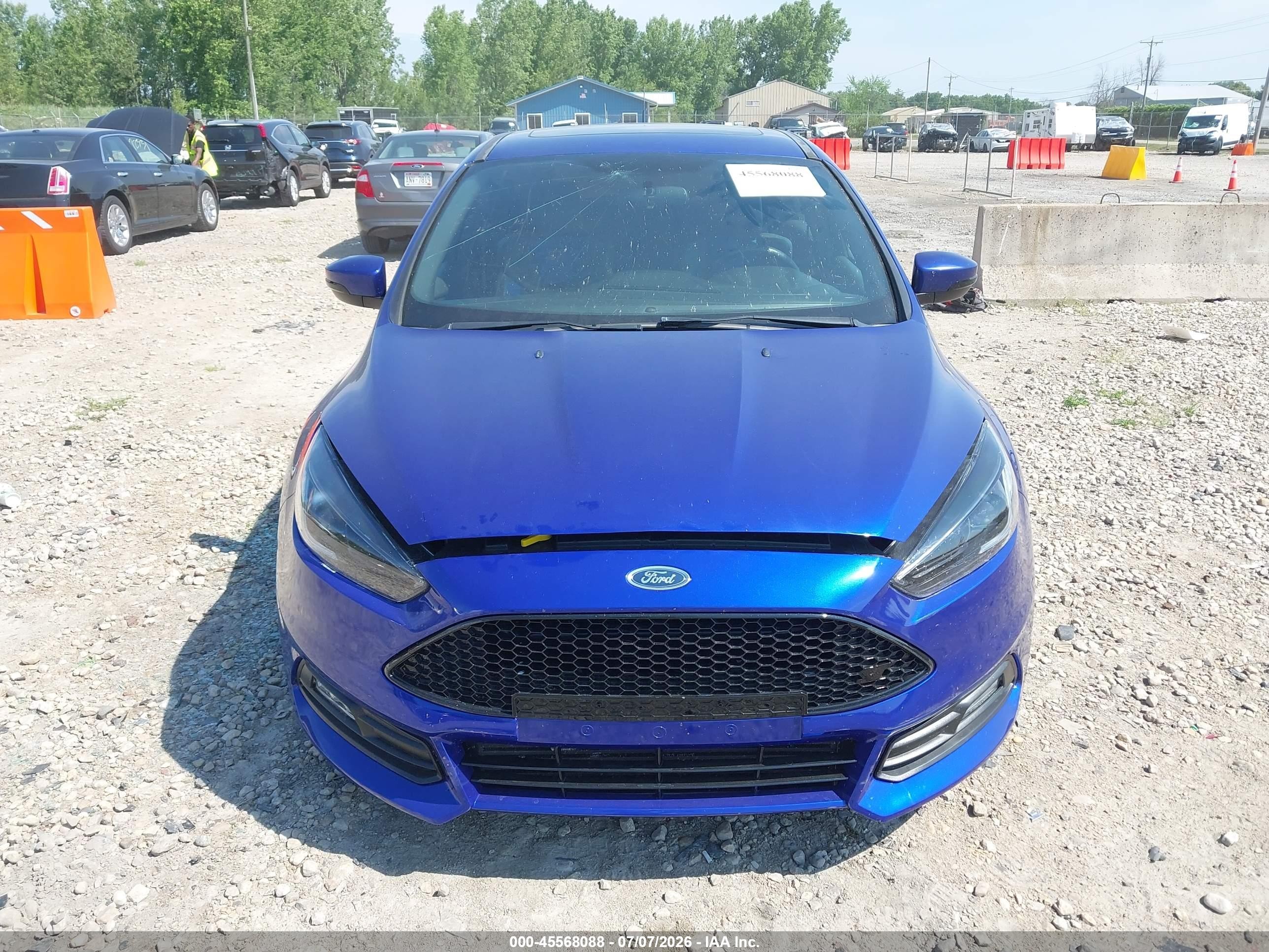 2015 Ford Focus St   Blue vin: 1FADP3L96FL229000