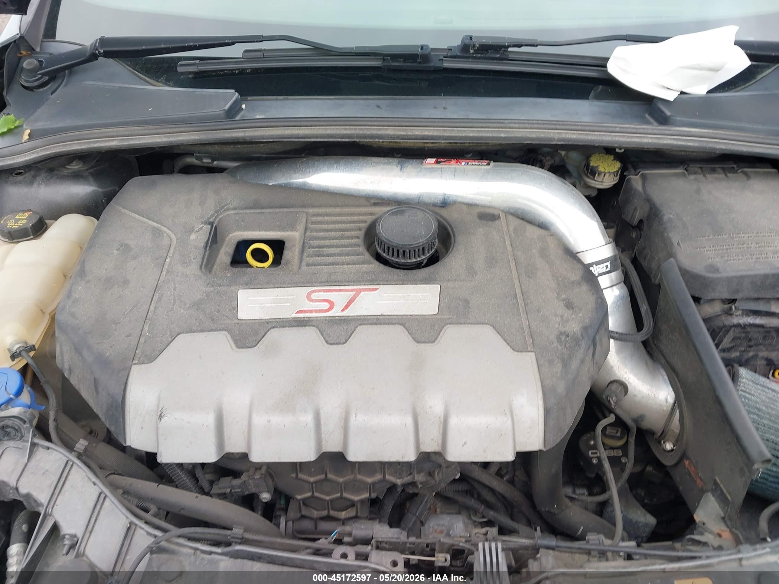 2015 Ford Focus St   Gray vin: 1FADP3L96FL387255