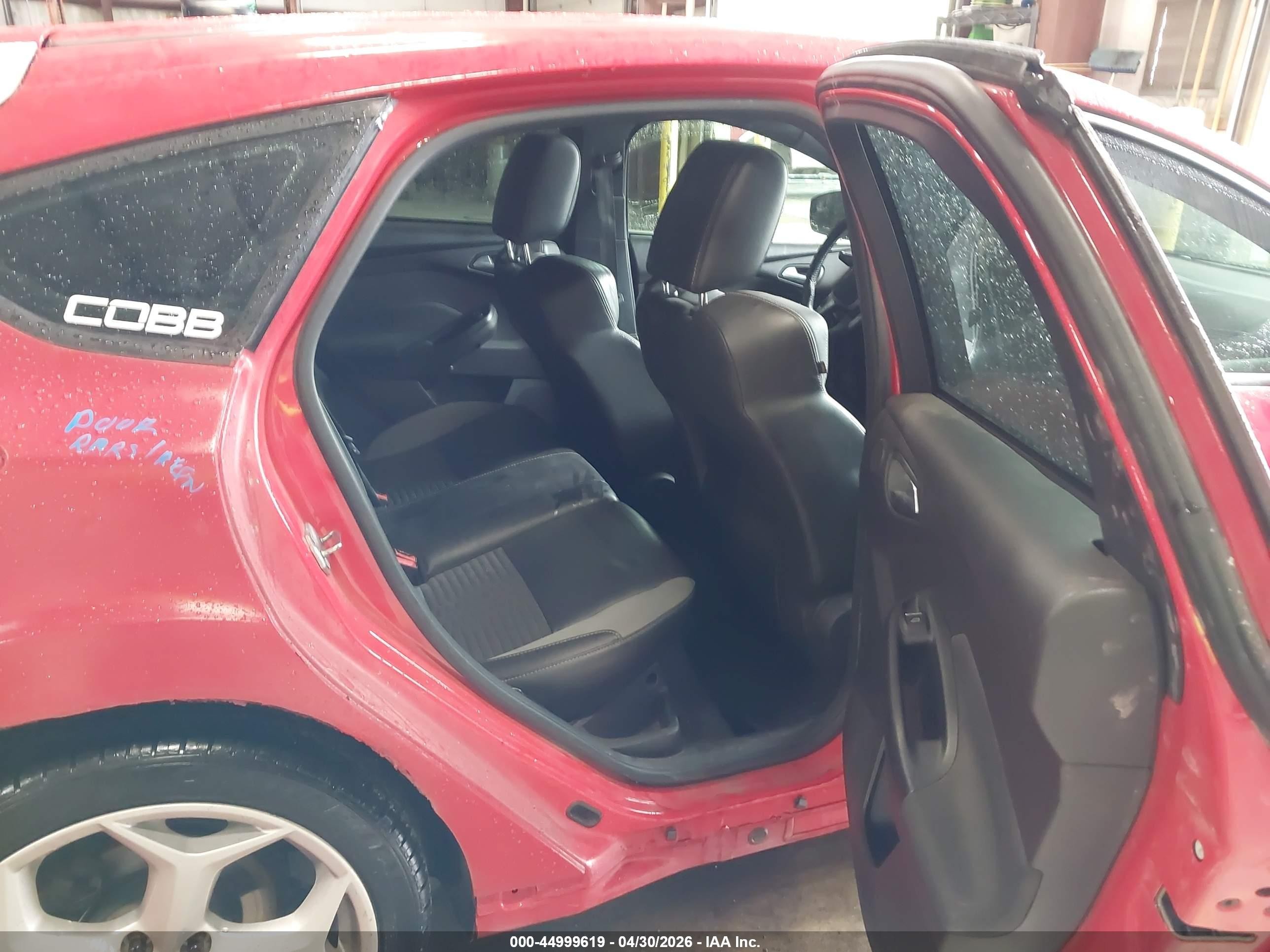 2013 Ford Focus St Red vin: 1FADP3L97DL169340