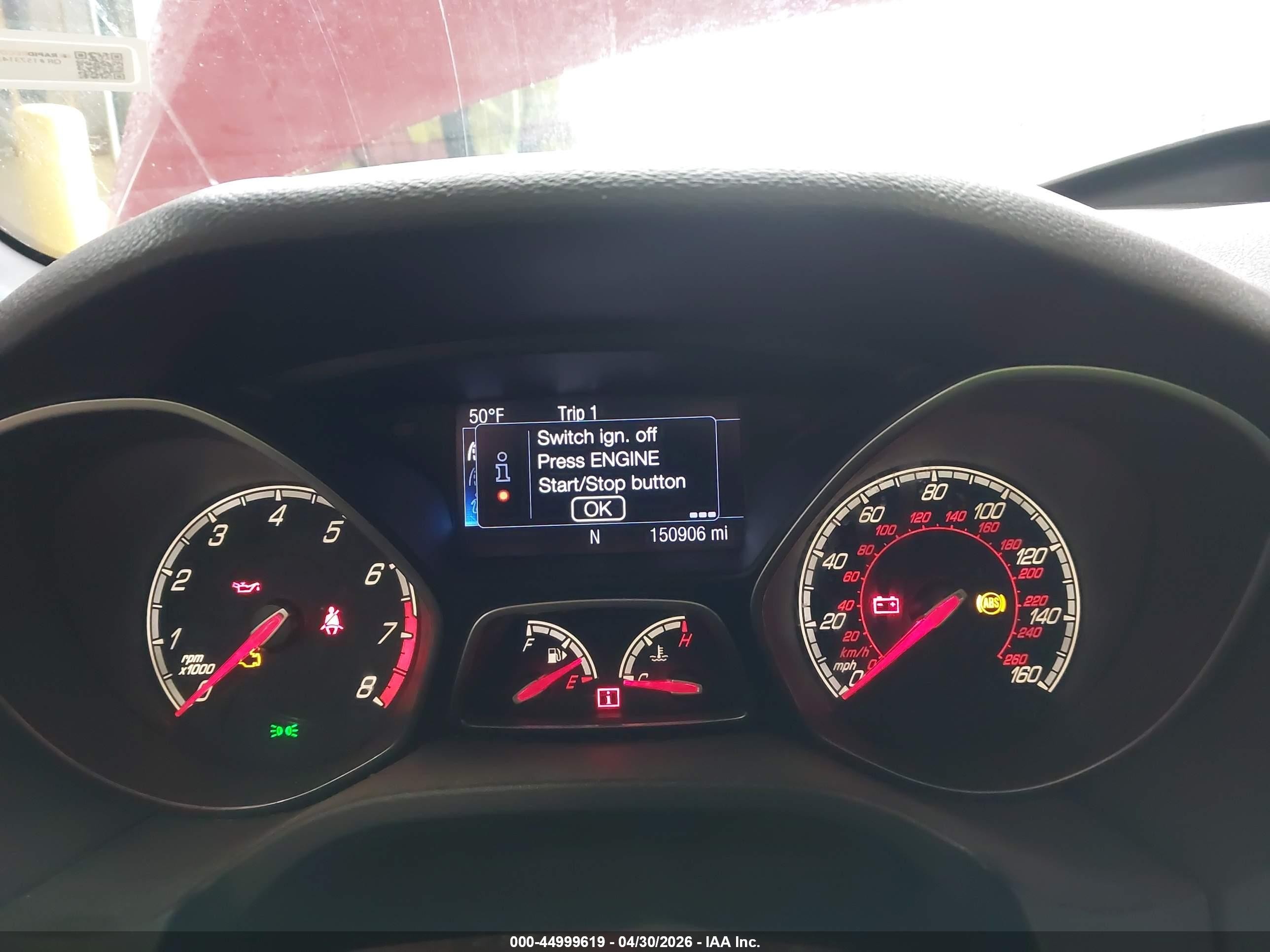 2013 Ford Focus St Red vin: 1FADP3L97DL169340