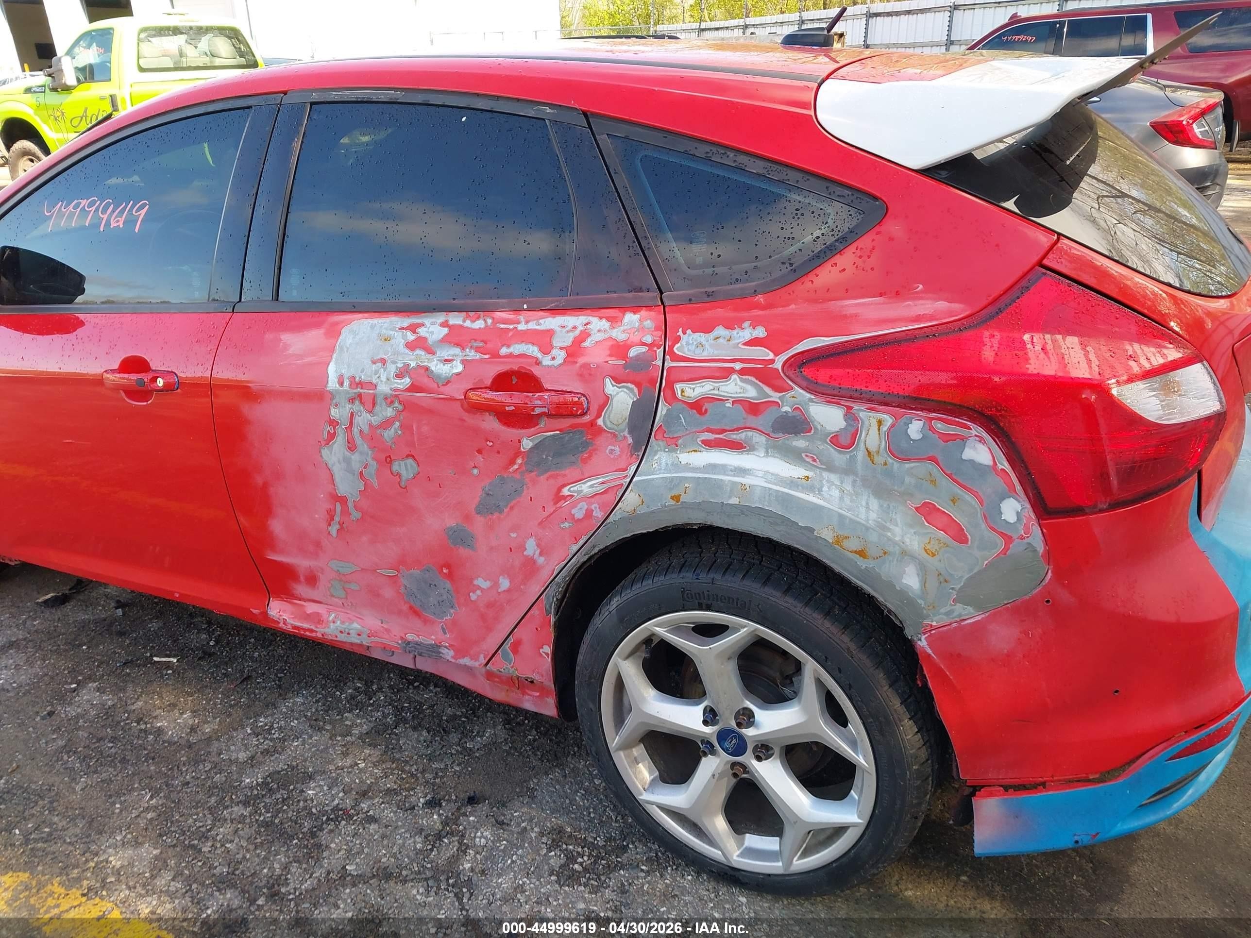 2013 Ford Focus St Red vin: 1FADP3L97DL169340