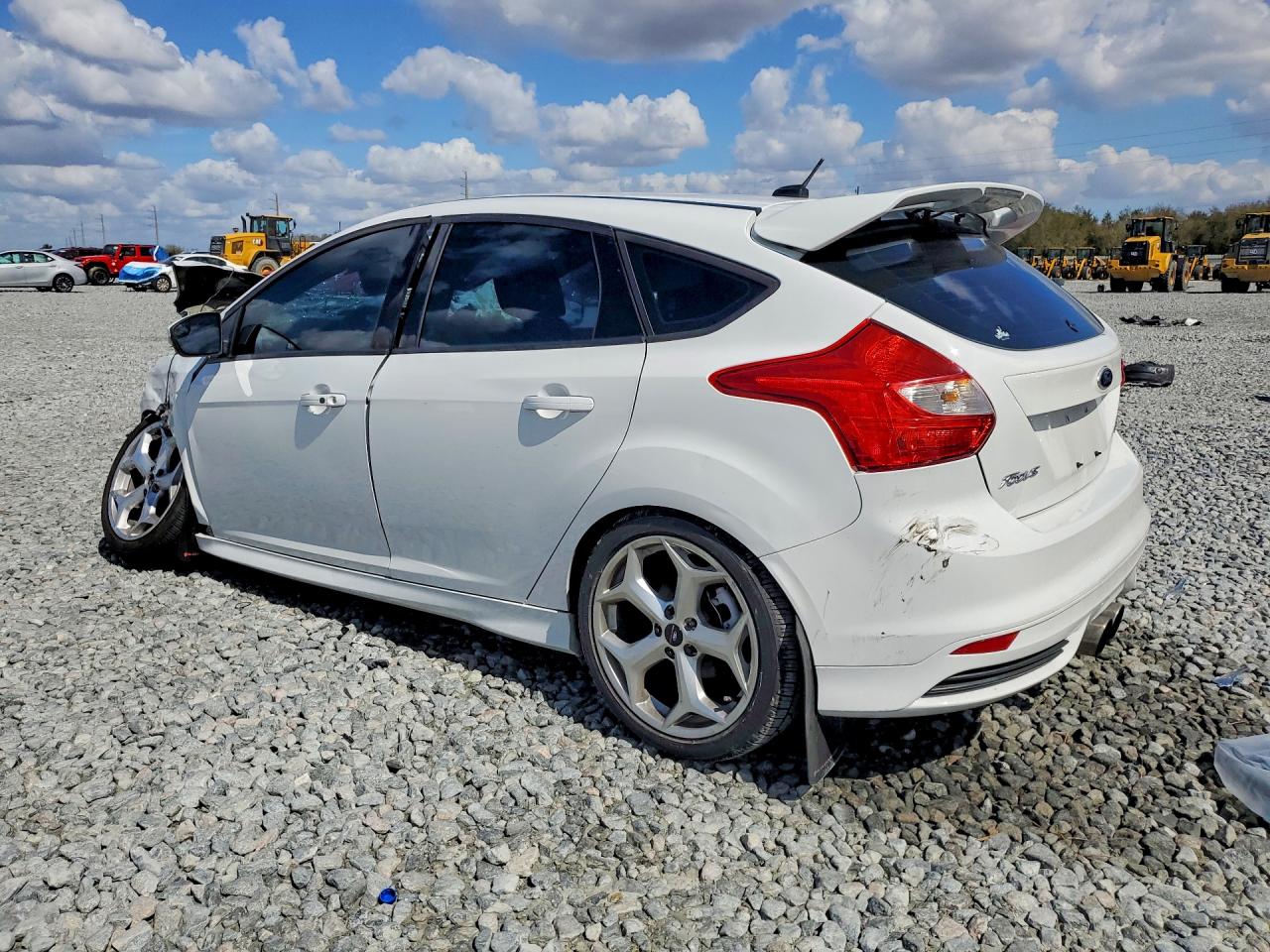 2013 Ford Focus St White vin: 1FADP3L97DL181553