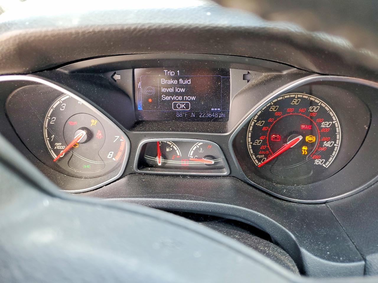 2013 Ford Focus St White vin: 1FADP3L97DL181553