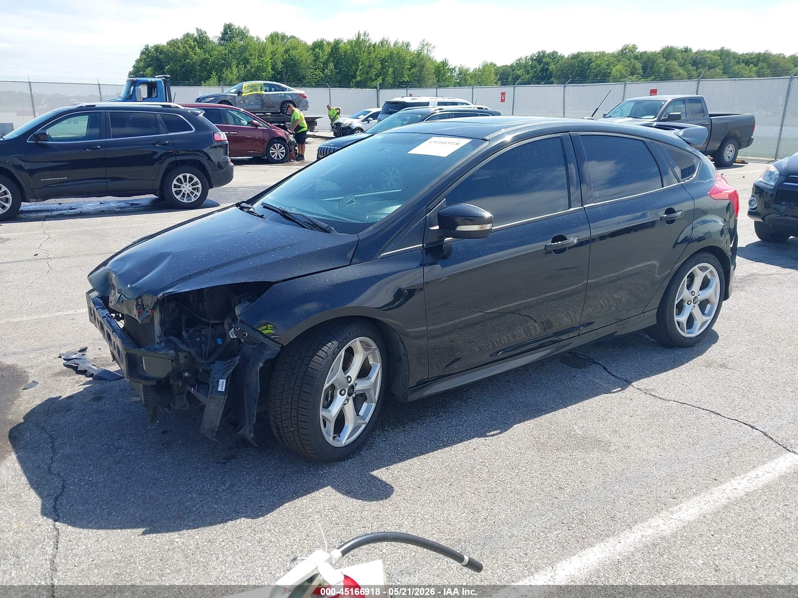 2013 Ford Focus St   Black vin: 1FADP3L97DL185845