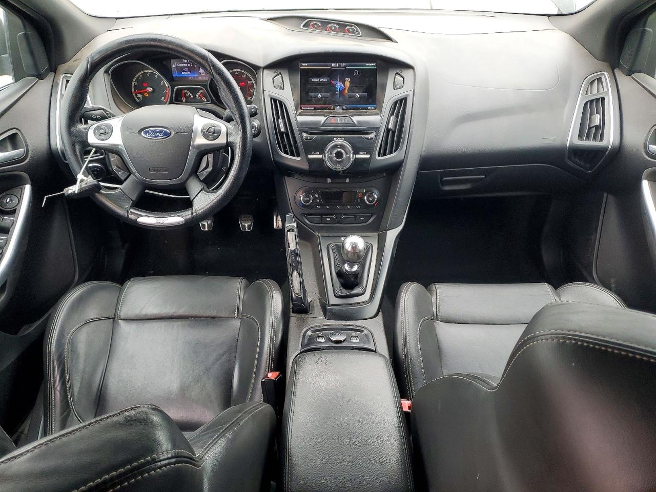 2013 Ford Focus St Black vin: 1FADP3L97DL191743