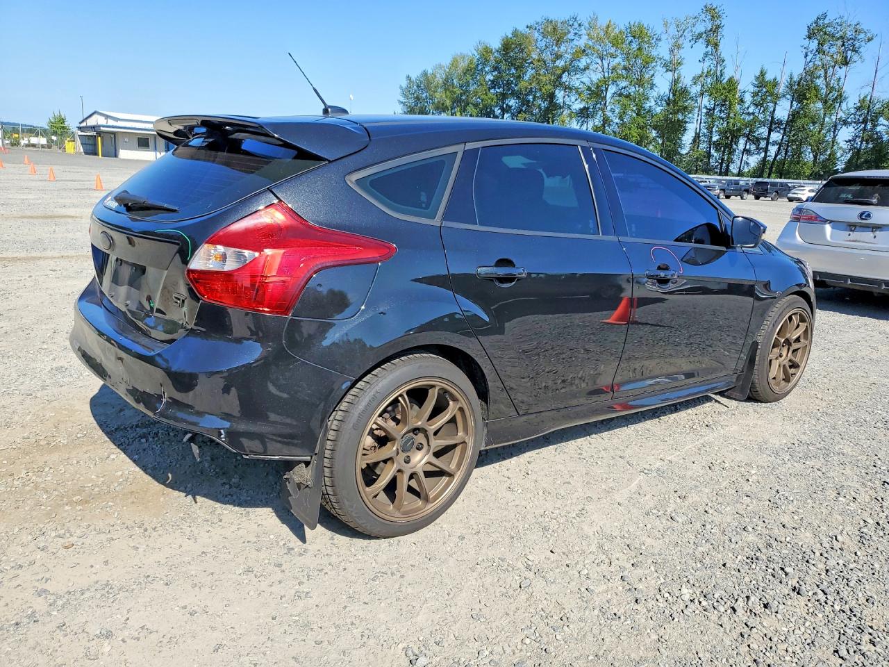 2013 Ford Focus St Black vin: 1FADP3L97DL205642