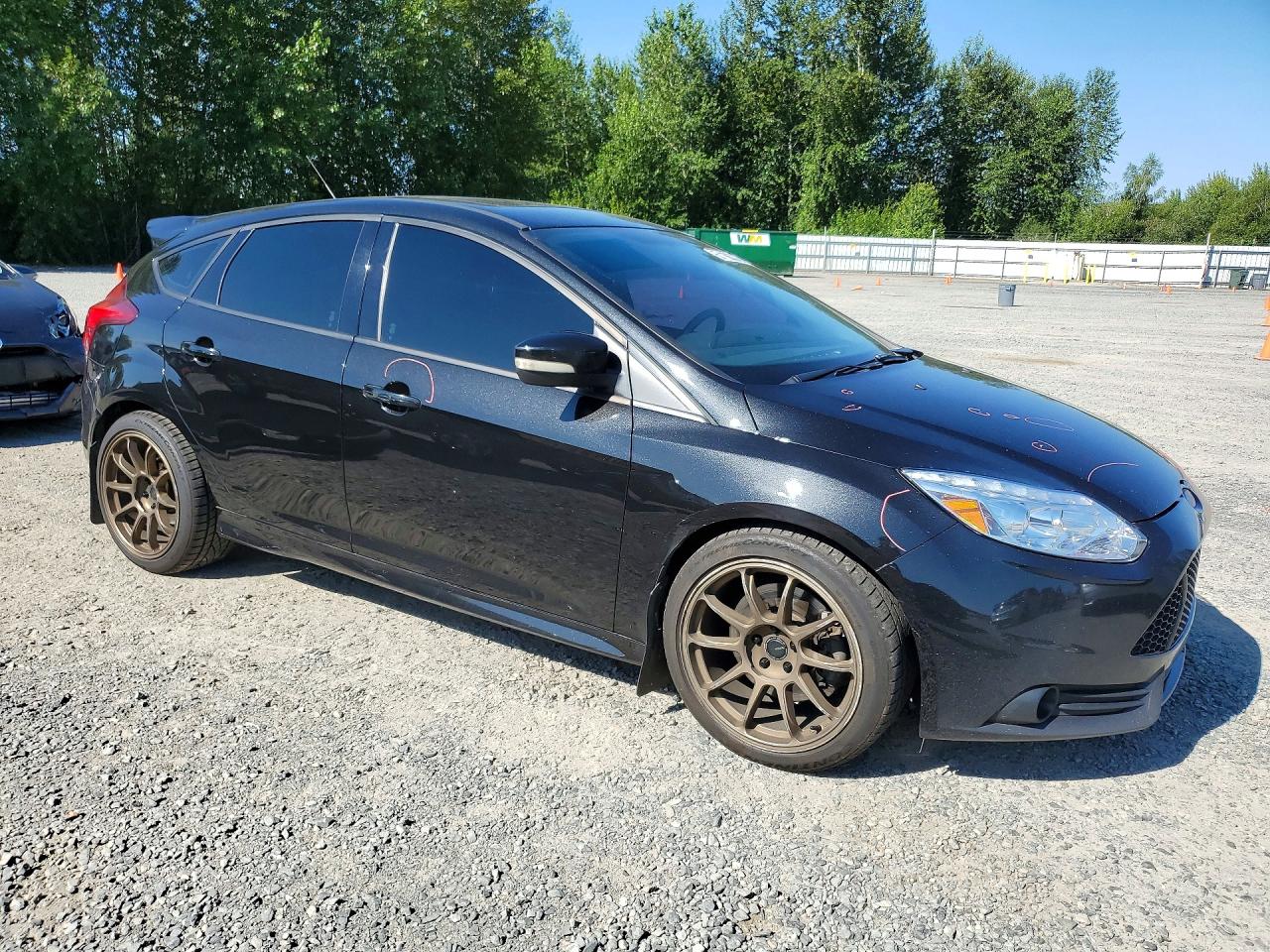 2013 Ford Focus St Black vin: 1FADP3L97DL205642