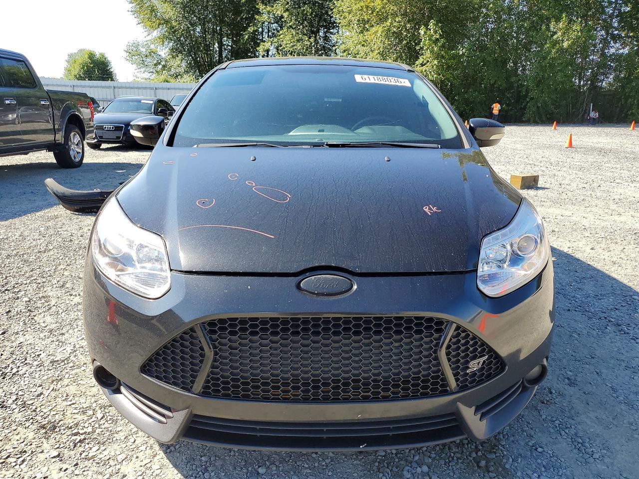 2013 Ford Focus St Black vin: 1FADP3L97DL205642