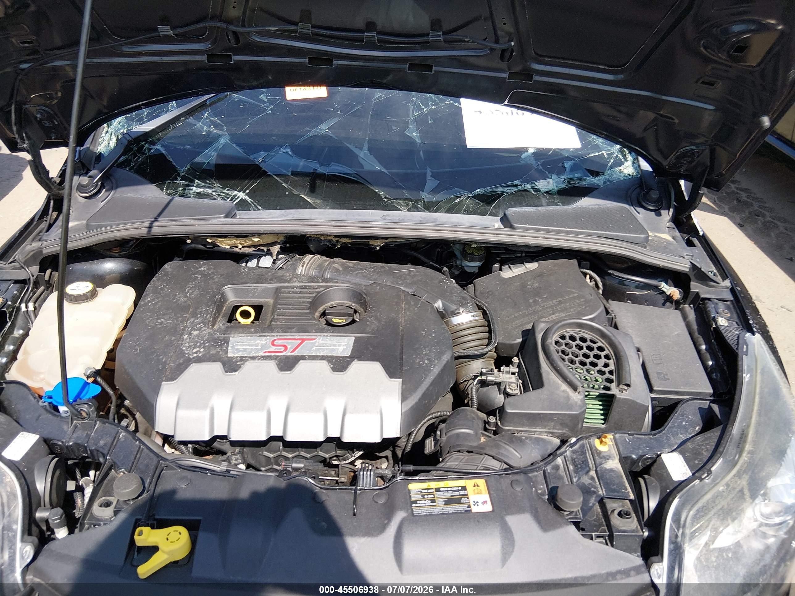 2013 Ford Focus St   Black vin: 1FADP3L97DL239791