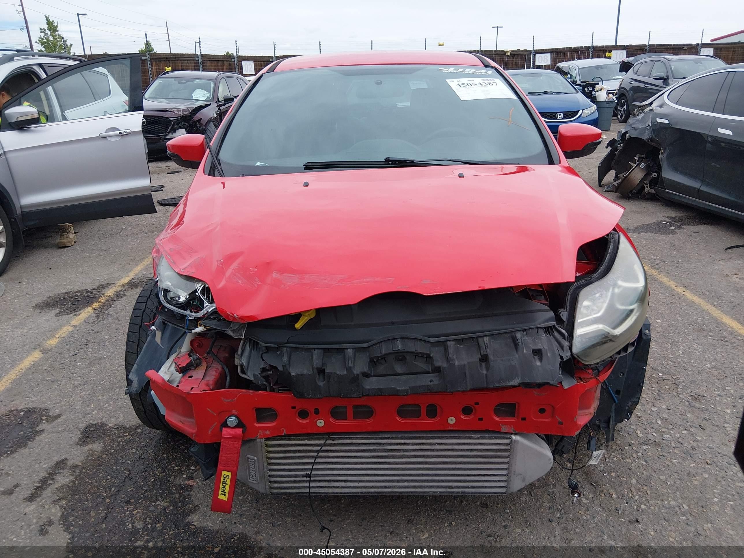 2013 Ford Focus St   Red vin: 1FADP3L97DL334626