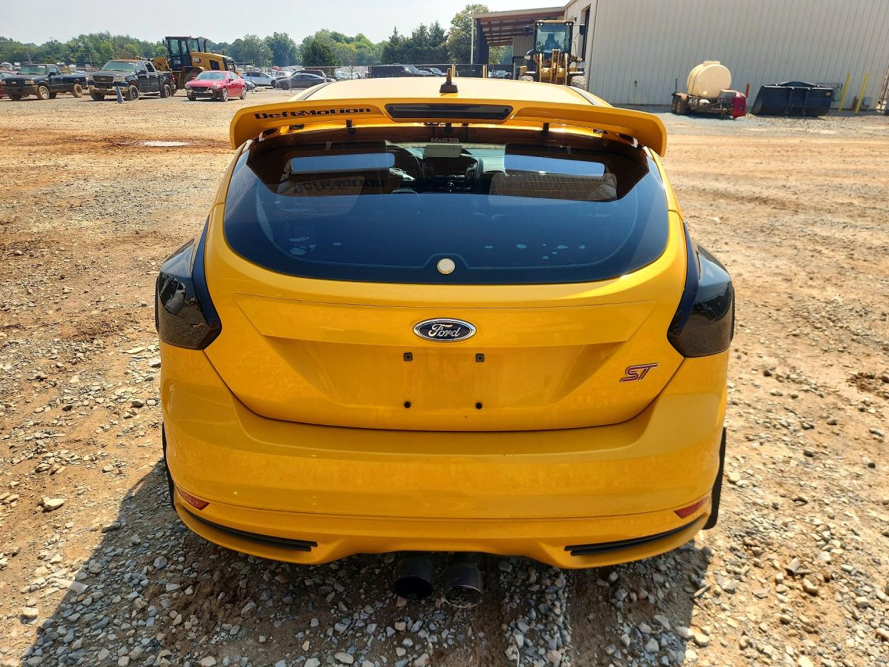 2014 Ford Focus St Yellow vin: 1FADP3L97EL121533