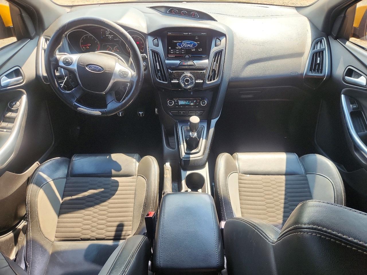 2014 Ford Focus St Yellow vin: 1FADP3L97EL121533