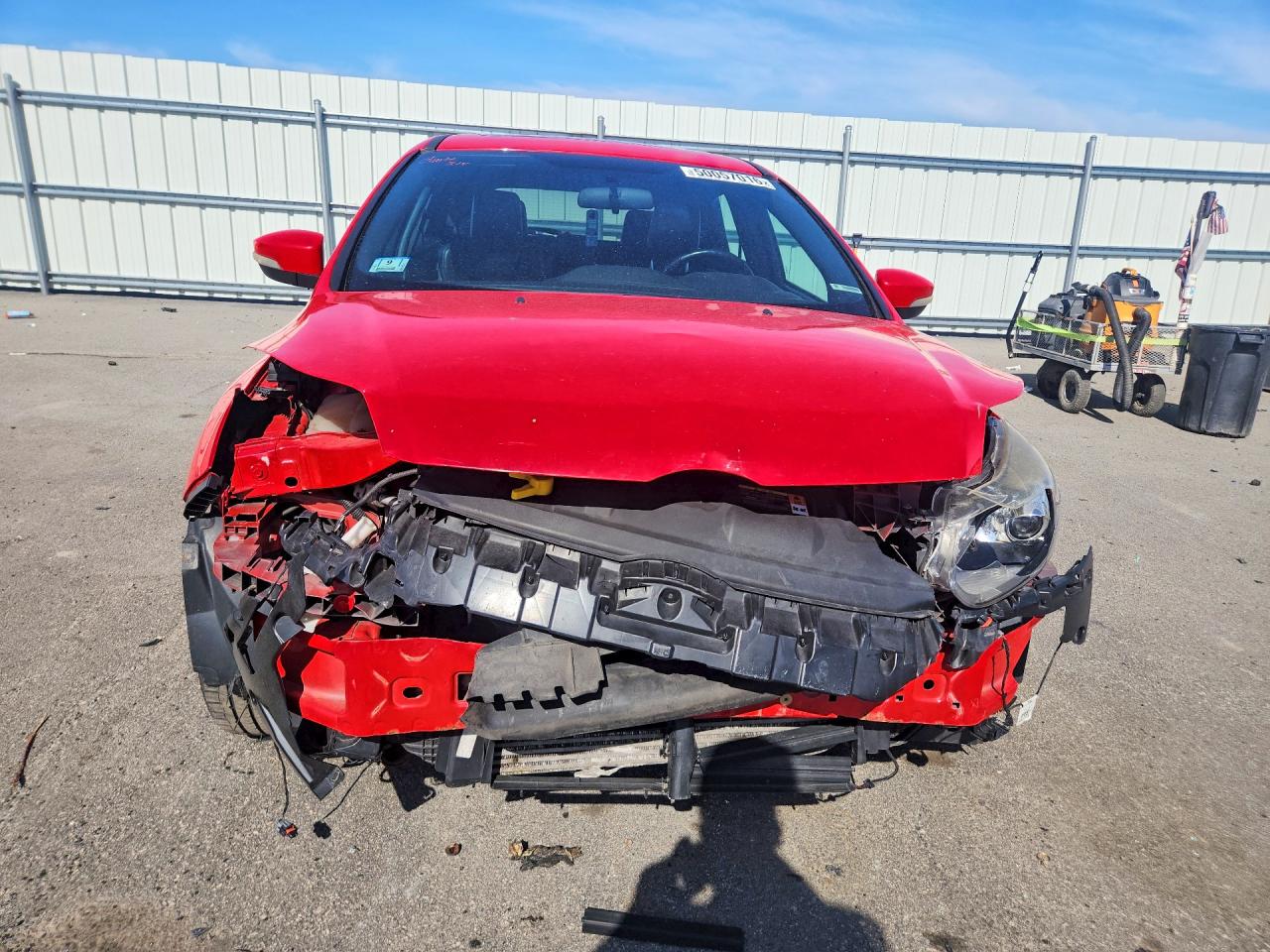 2014 Ford Focus St Красный vin: 1FADP3L97EL163961