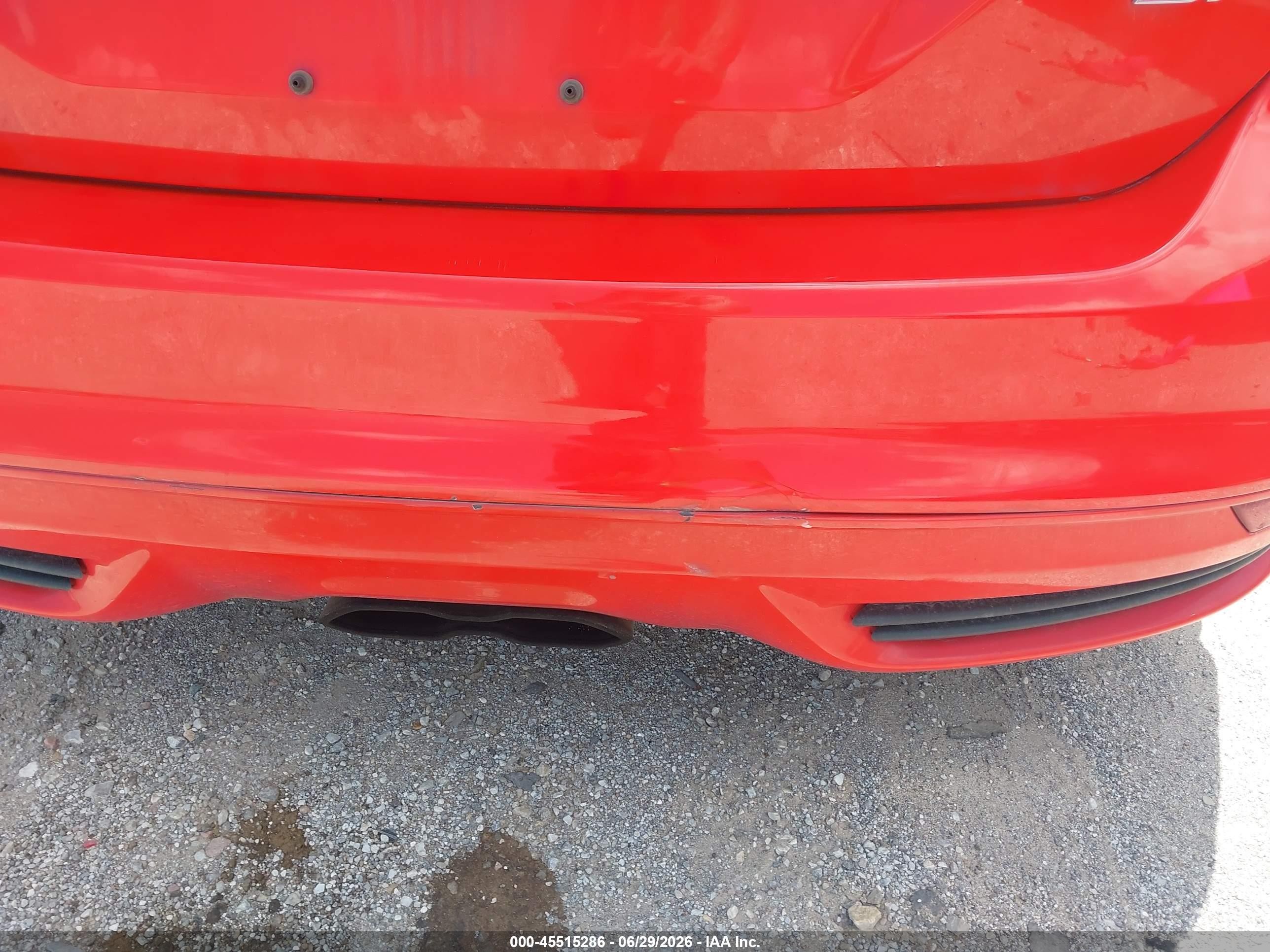 2014 Ford Focus St   Red vin: 1FADP3L97EL184342