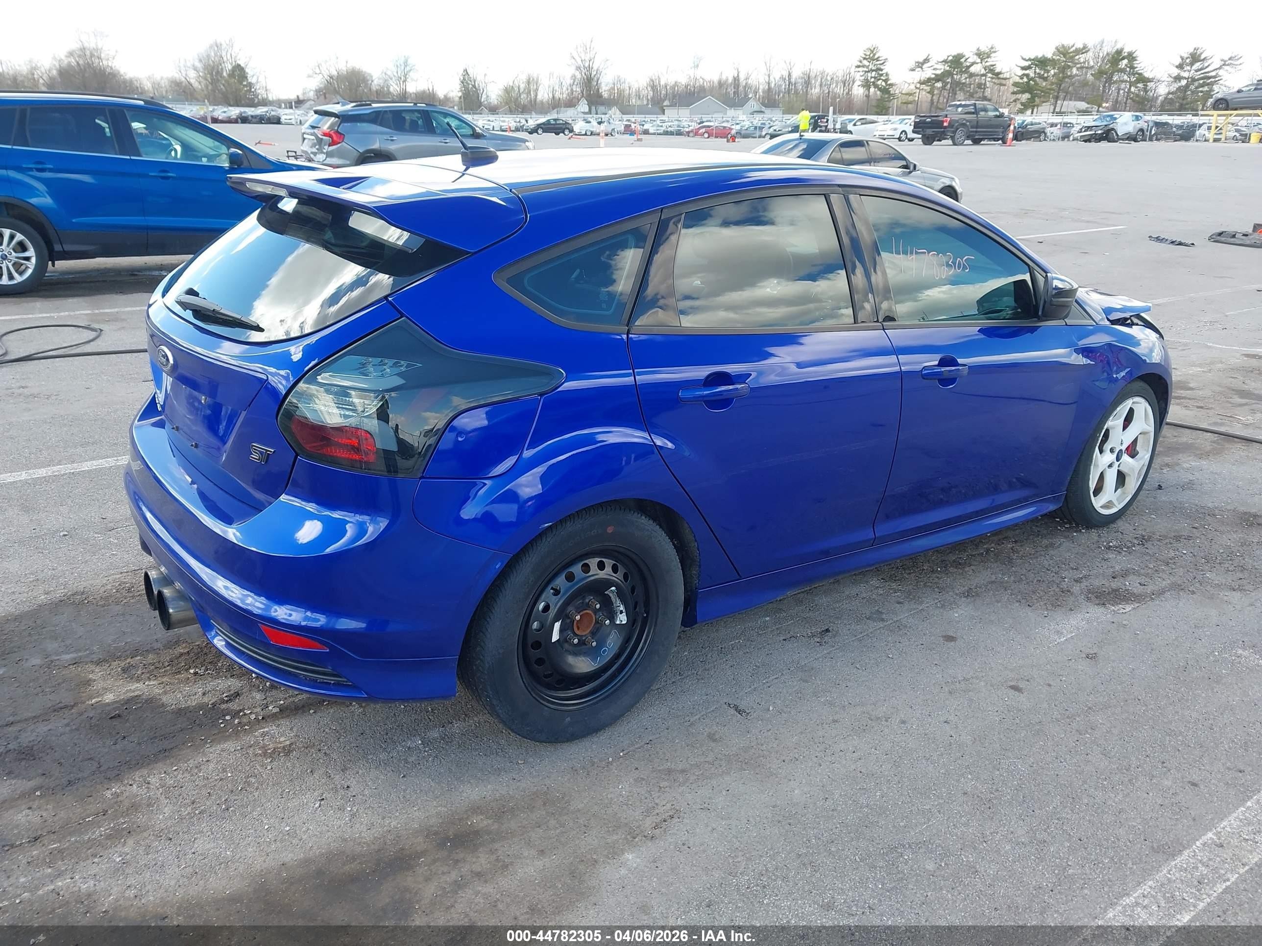 2014 Ford Focus St Blue vin: 1FADP3L97EL251442