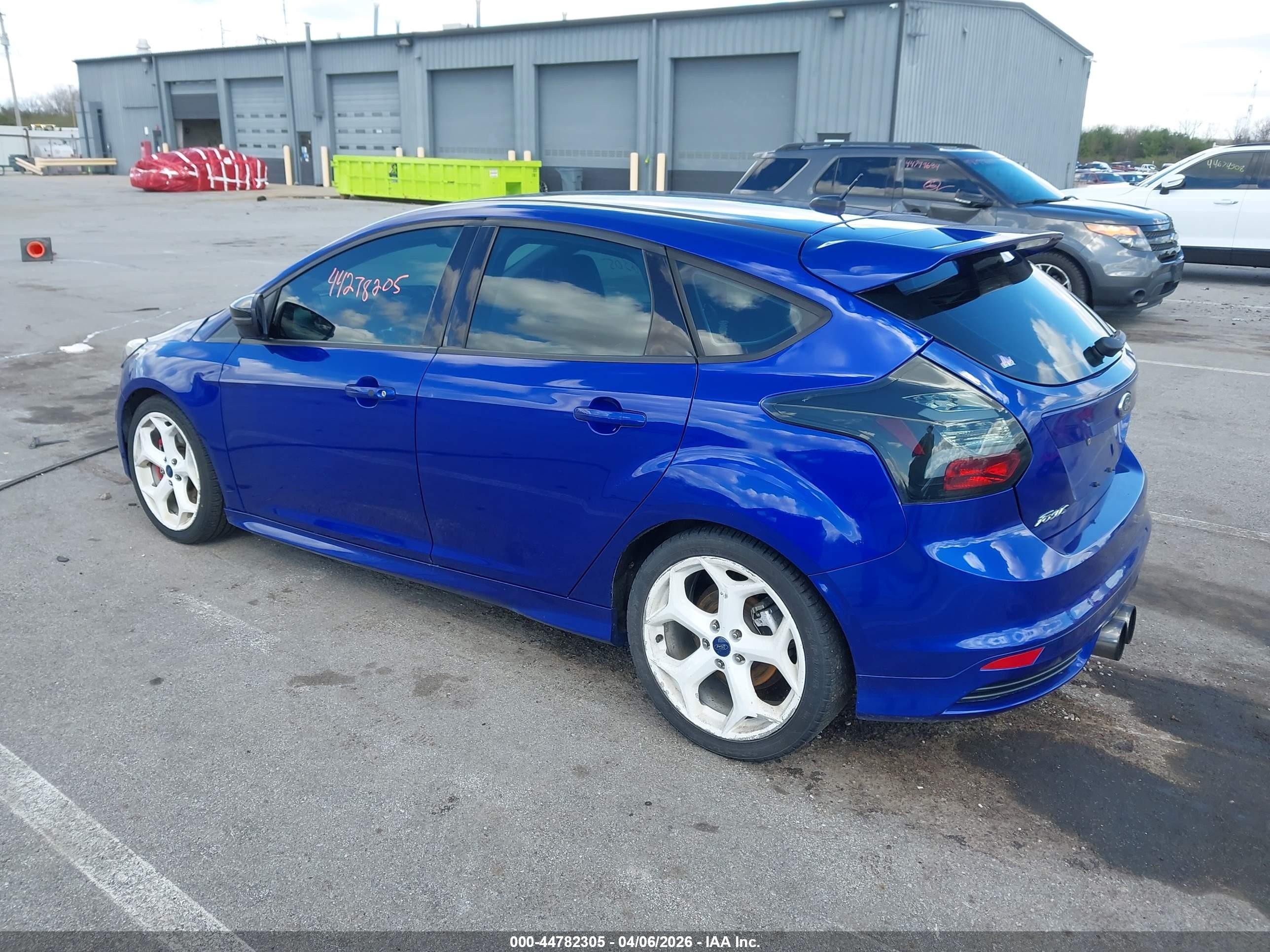 2014 Ford Focus St Blue vin: 1FADP3L97EL251442