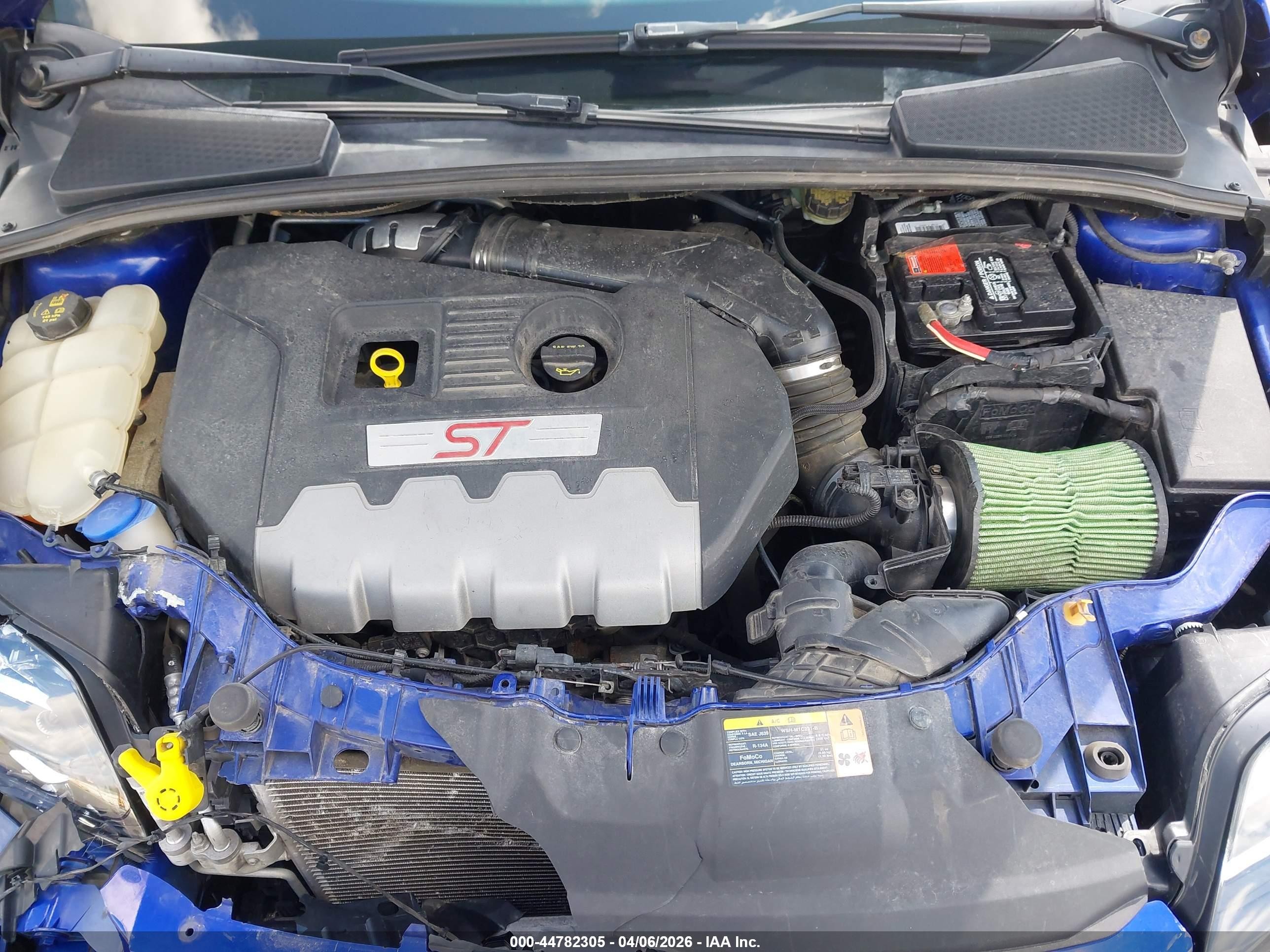 2014 Ford Focus St Blue vin: 1FADP3L97EL251442