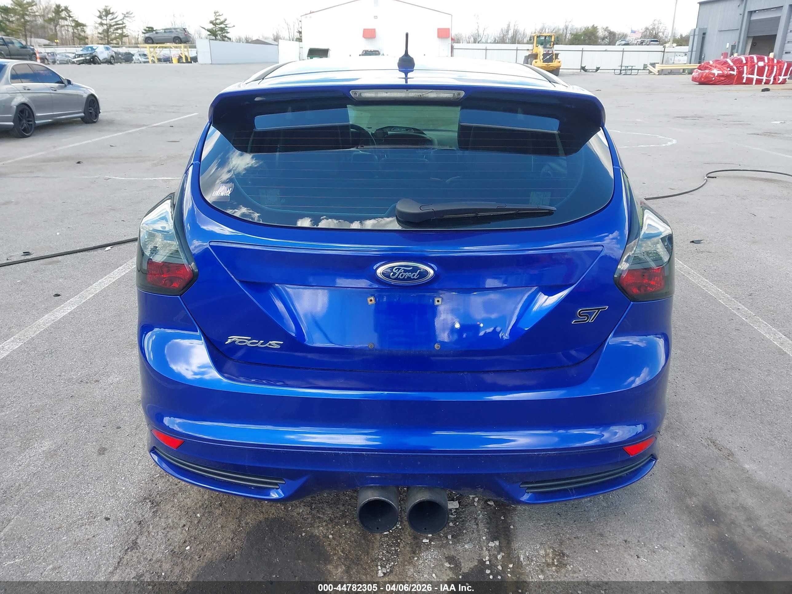 2014 Ford Focus St Blue vin: 1FADP3L97EL251442