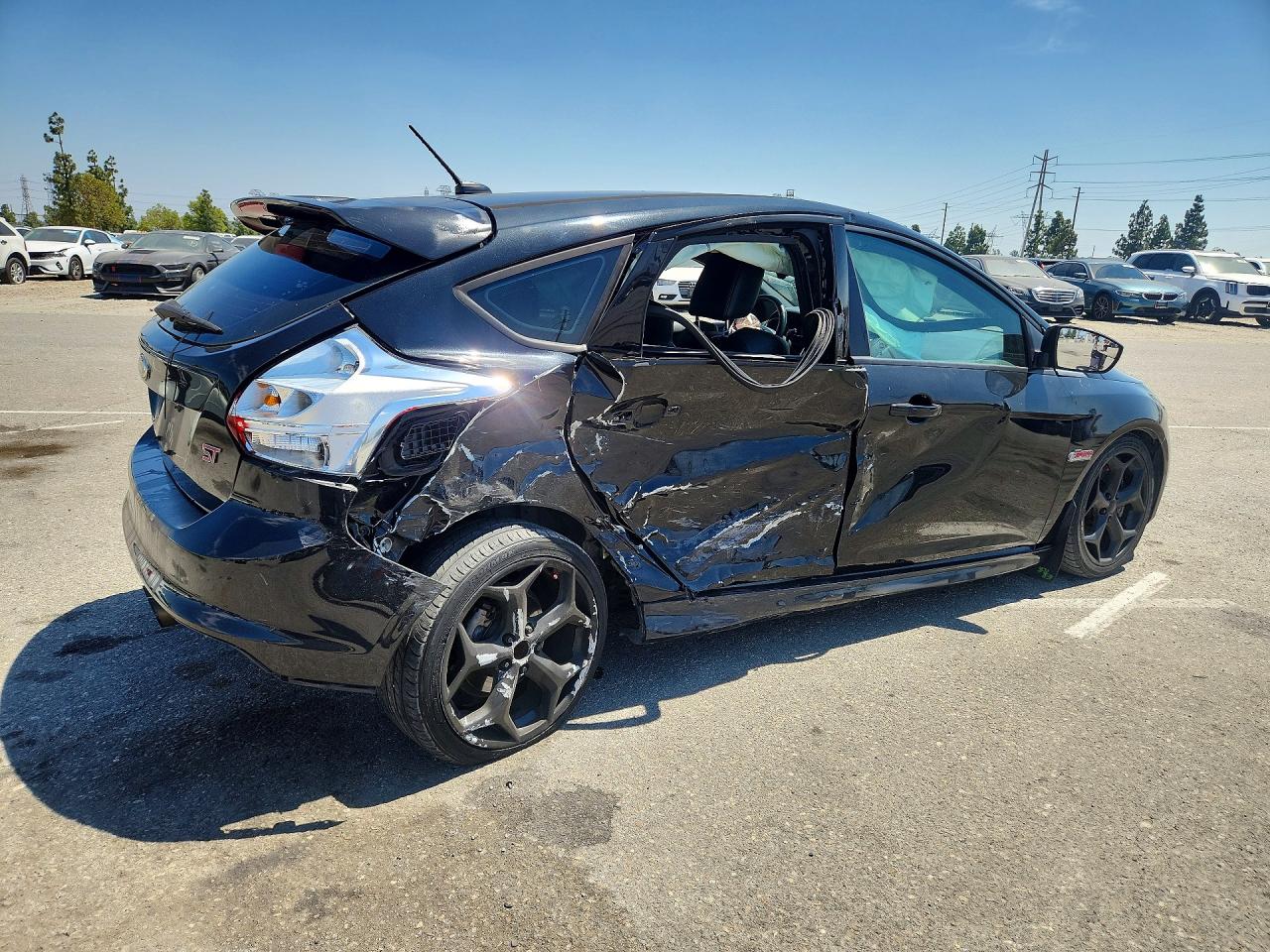 2014 Ford Focus St Black vin: 1FADP3L97EL350066