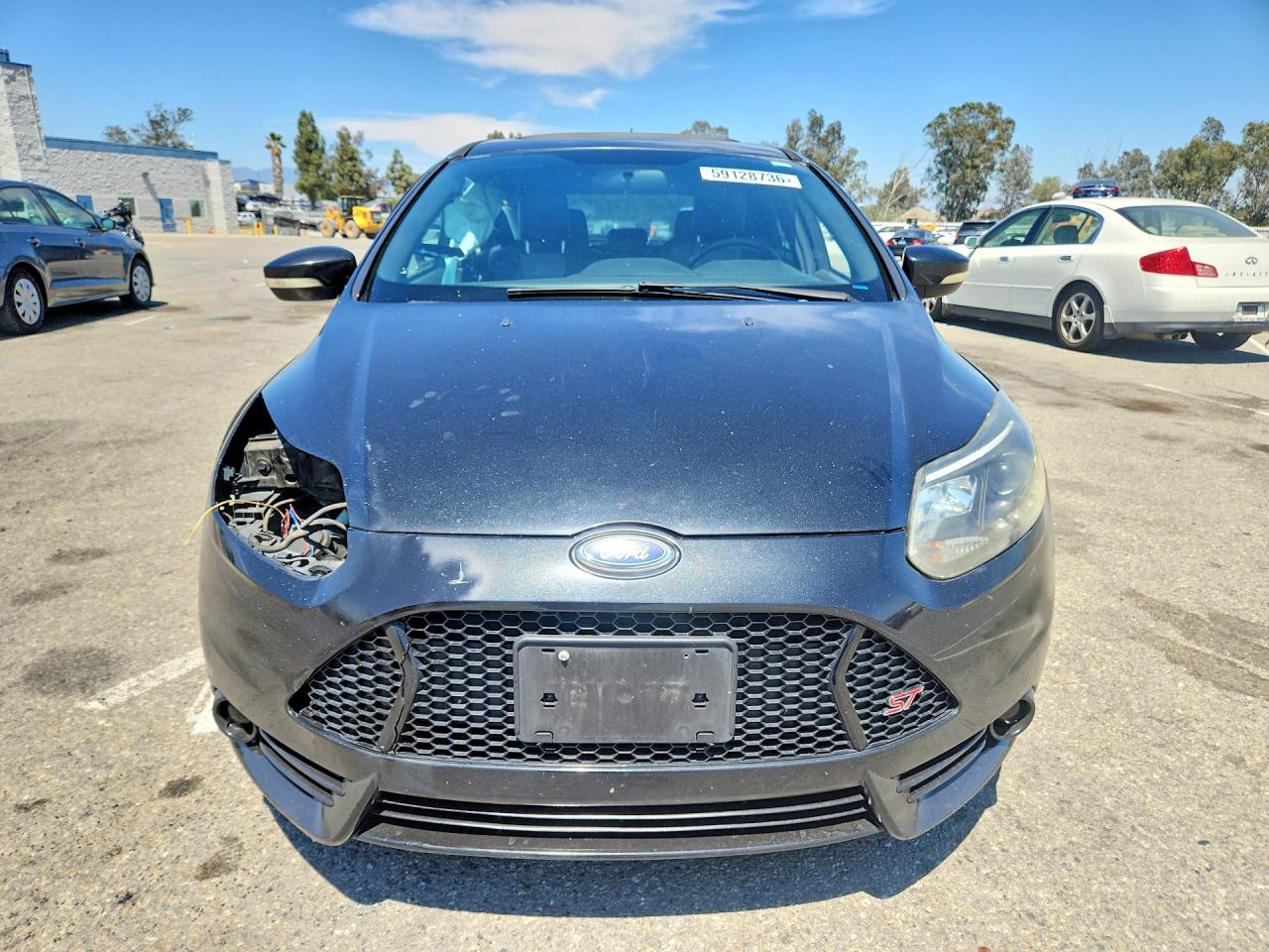 2014 Ford Focus St Black vin: 1FADP3L97EL350066