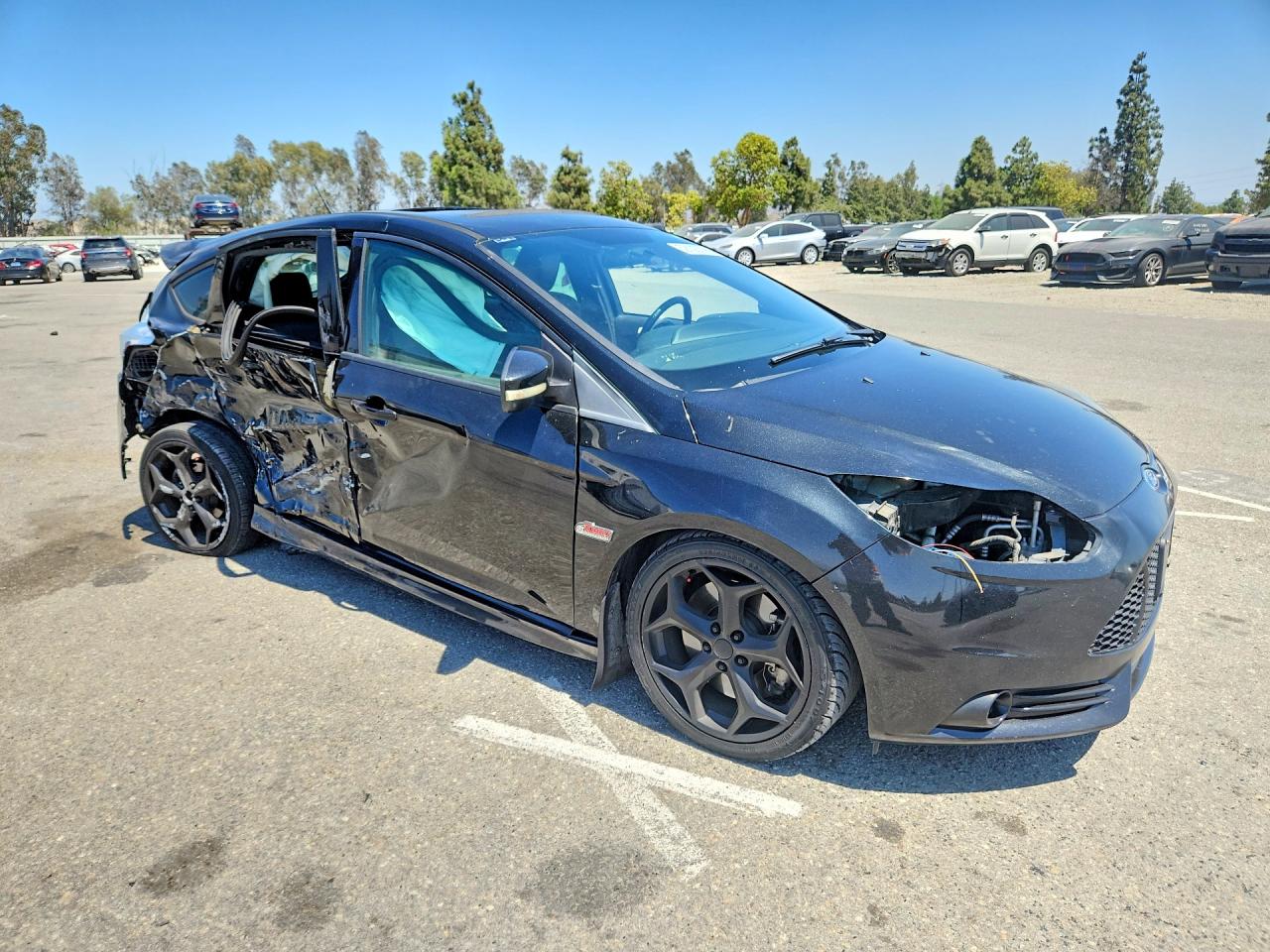 2014 Ford Focus St Black vin: 1FADP3L97EL350066