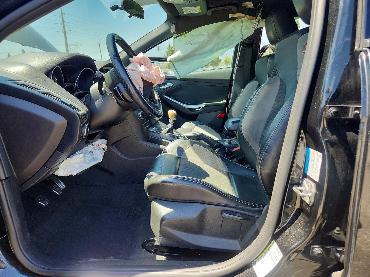 2014 Ford Focus St Black vin: 1FADP3L97EL350066