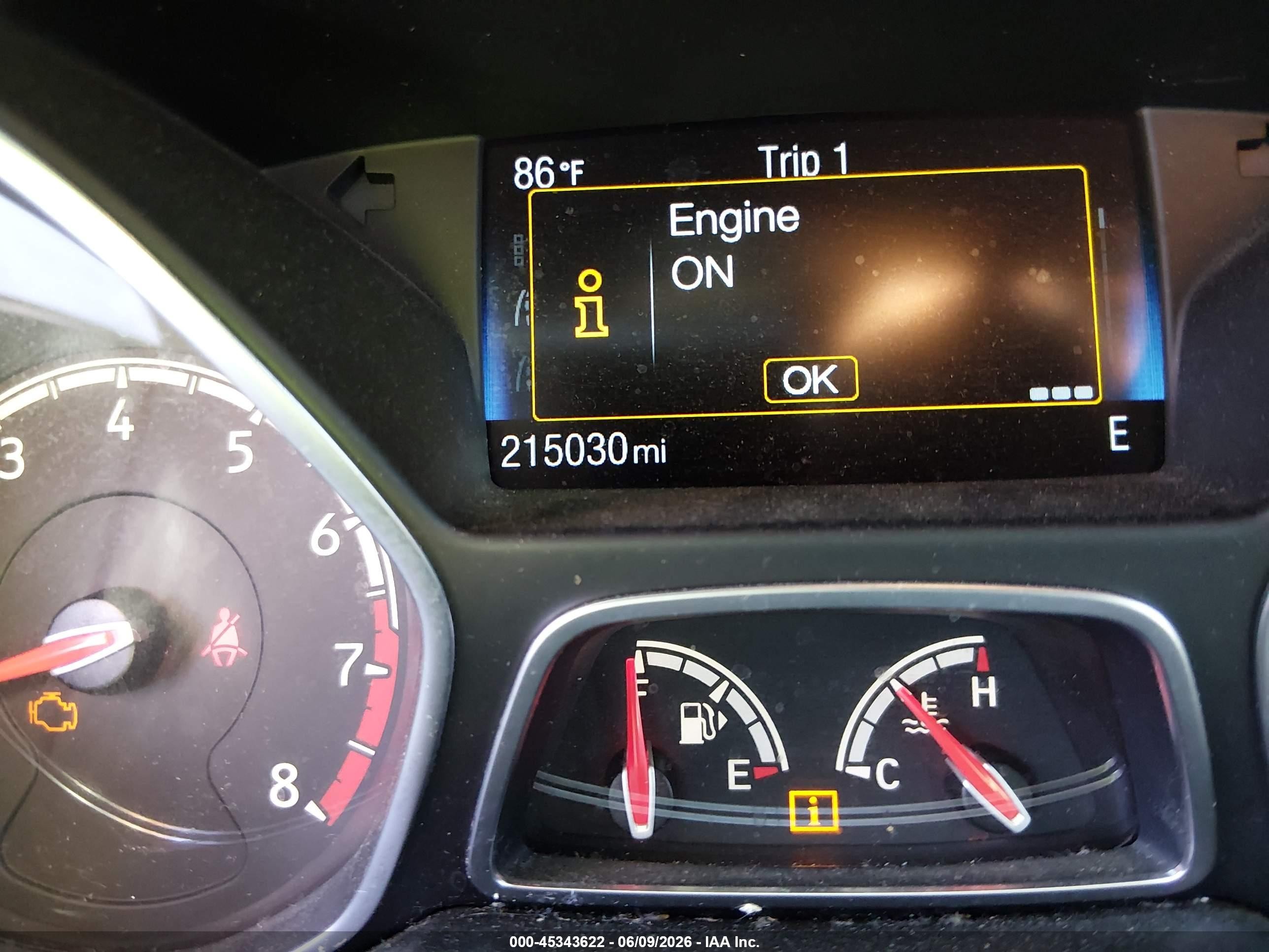 2015 Ford Focus St   Серый vin: 1FADP3L97FL241284
