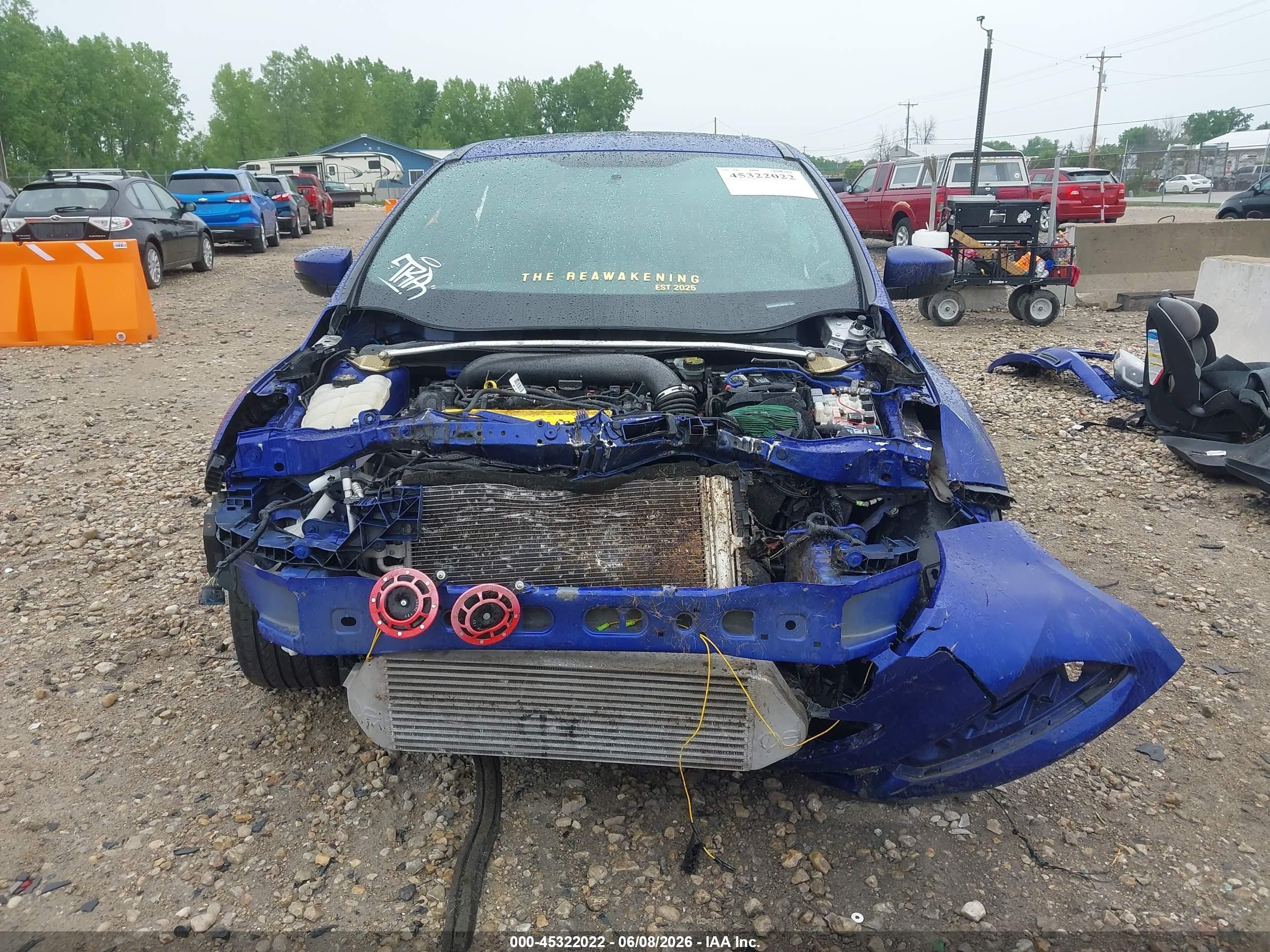 2015 Ford Focus St   Dark Blue vin: 1FADP3L97FL366849
