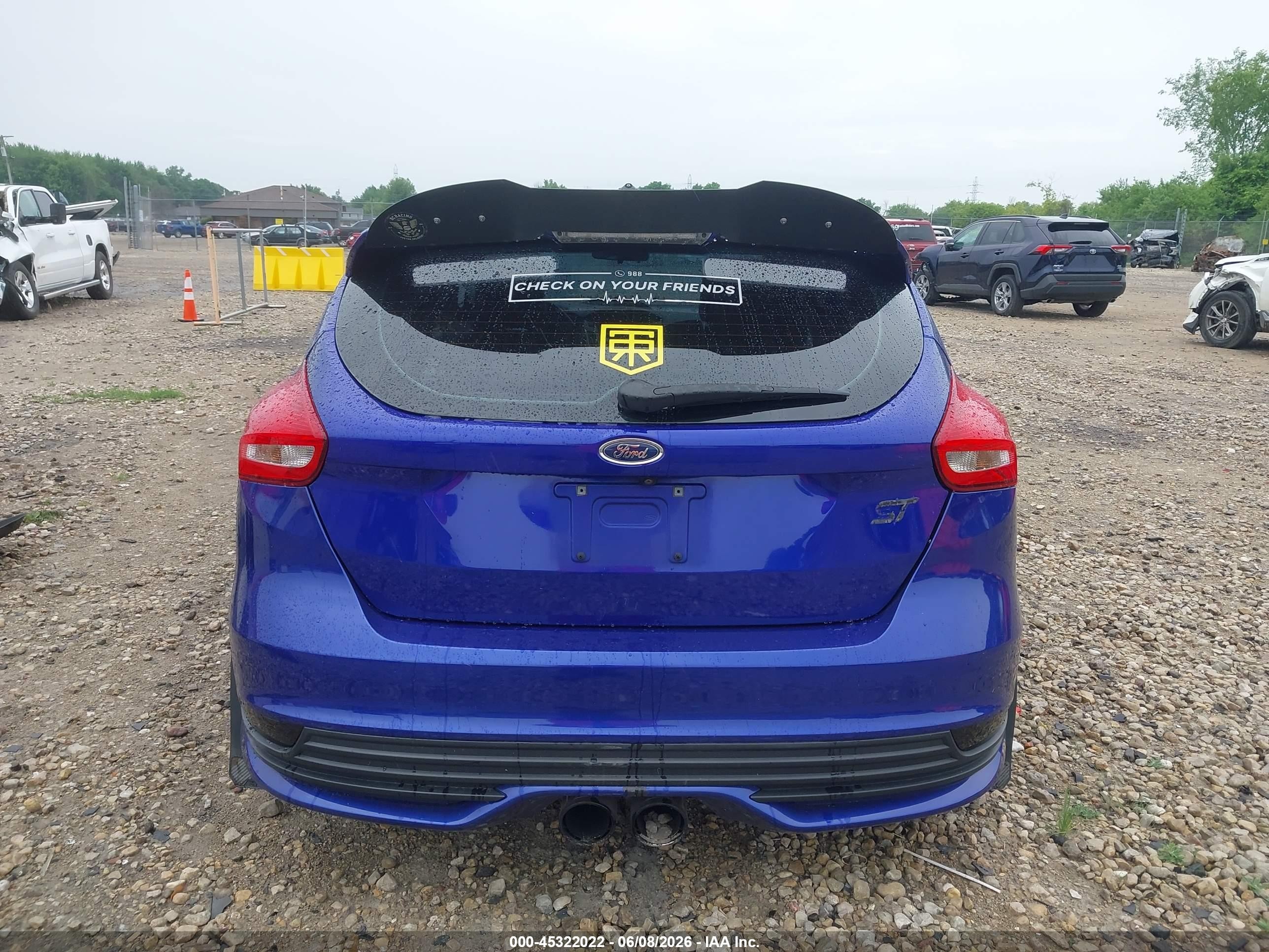 2015 Ford Focus St   Dark Blue vin: 1FADP3L97FL366849