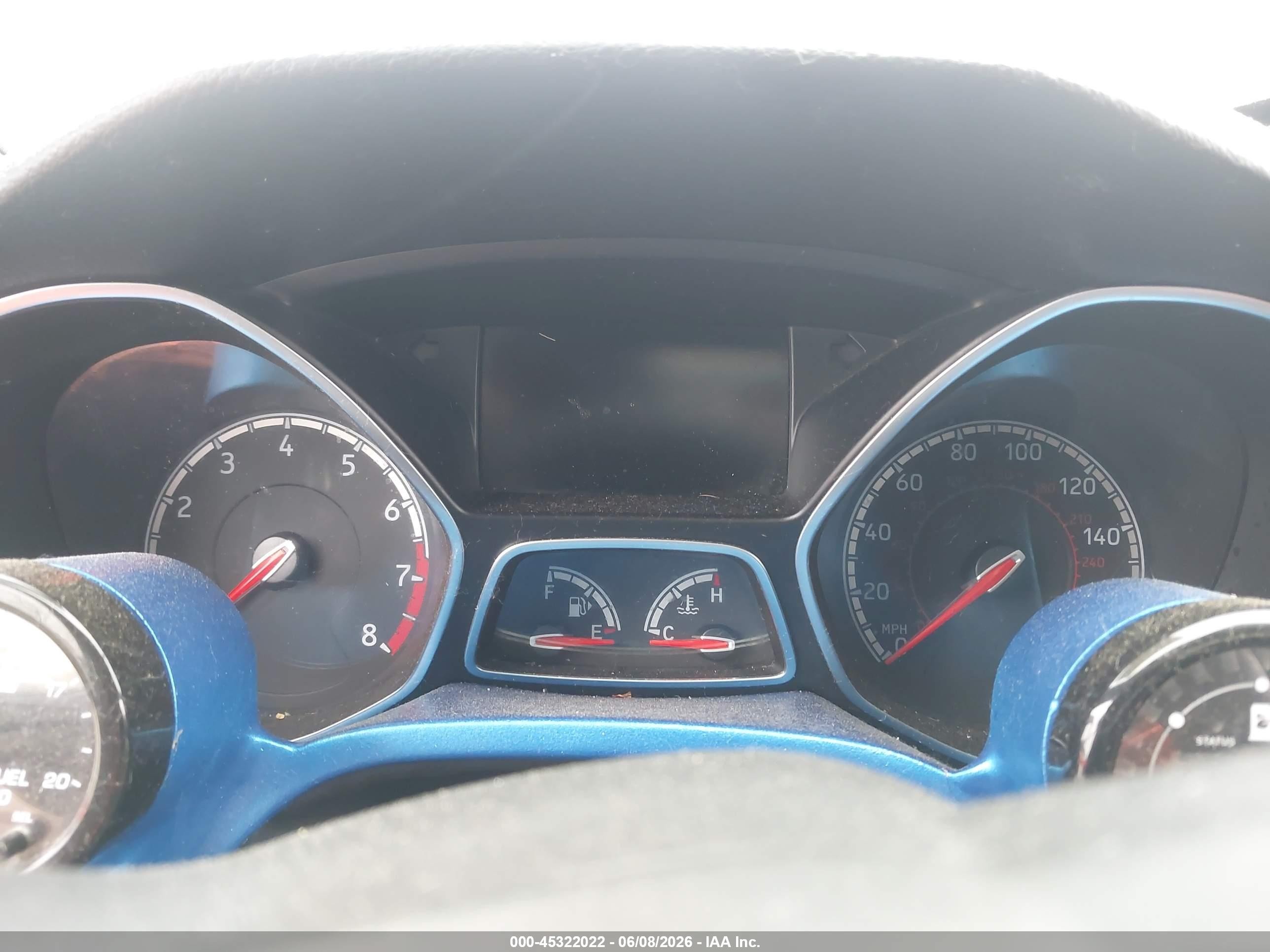 2015 Ford Focus St   Dark Blue vin: 1FADP3L97FL366849