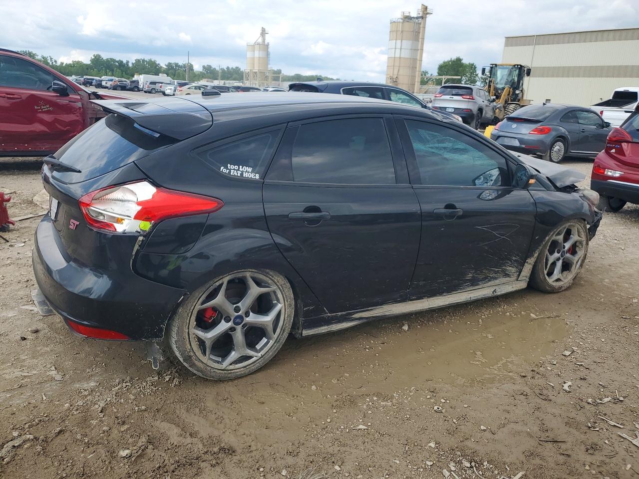 2015 Ford Focus St Black vin: 1FADP3L97FL374661