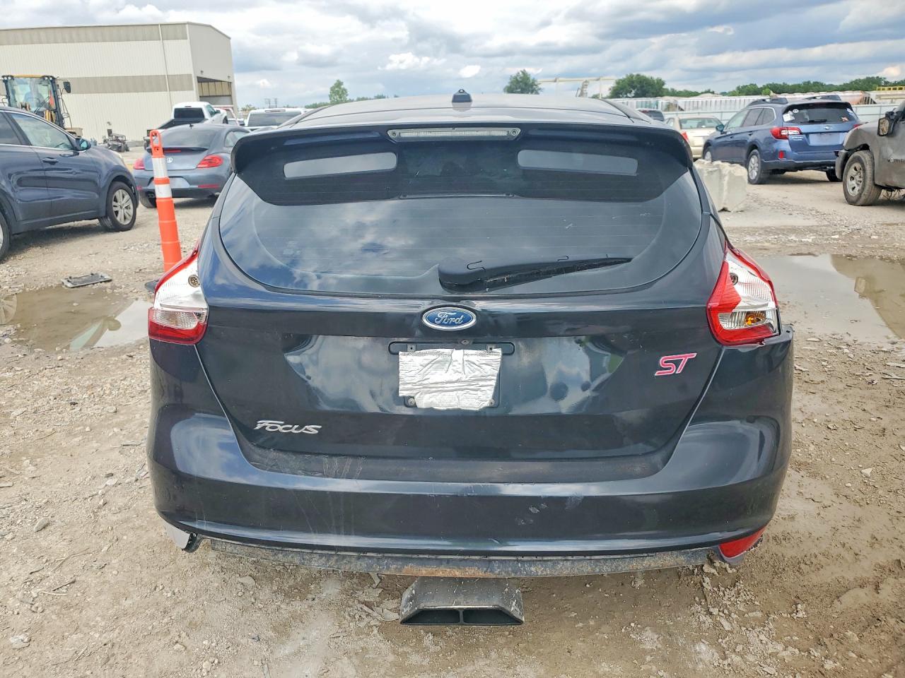 2015 Ford Focus St Black vin: 1FADP3L97FL374661