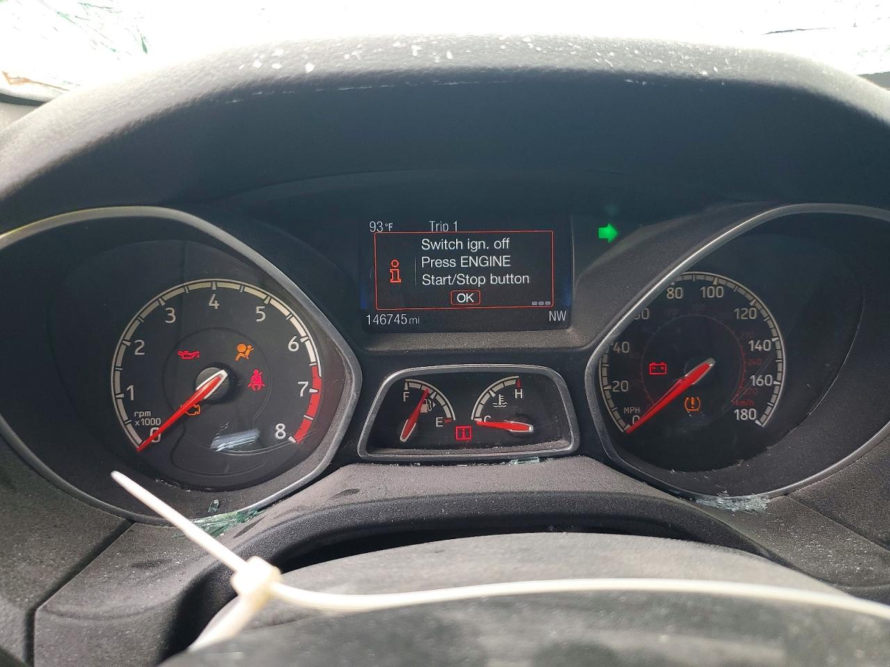 2015 Ford Focus St Black vin: 1FADP3L97FL374661