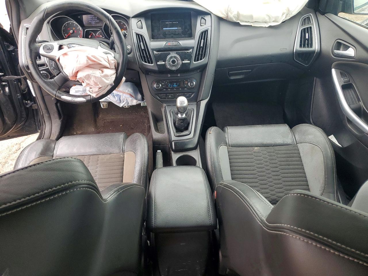 2013 Ford Focus St Черный vin: 1FADP3L98DL127517