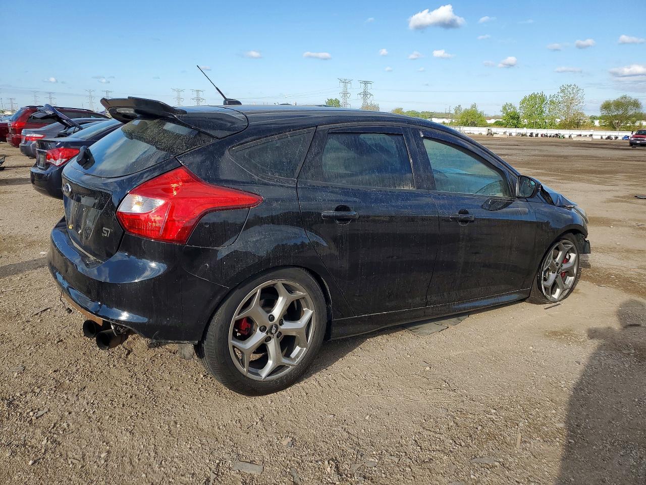 2013 Ford Focus St Black vin: 1FADP3L98DL201826