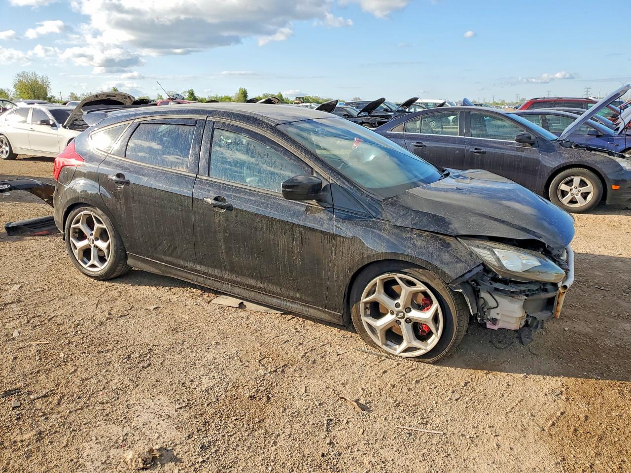 2013 Ford Focus St Black vin: 1FADP3L98DL201826