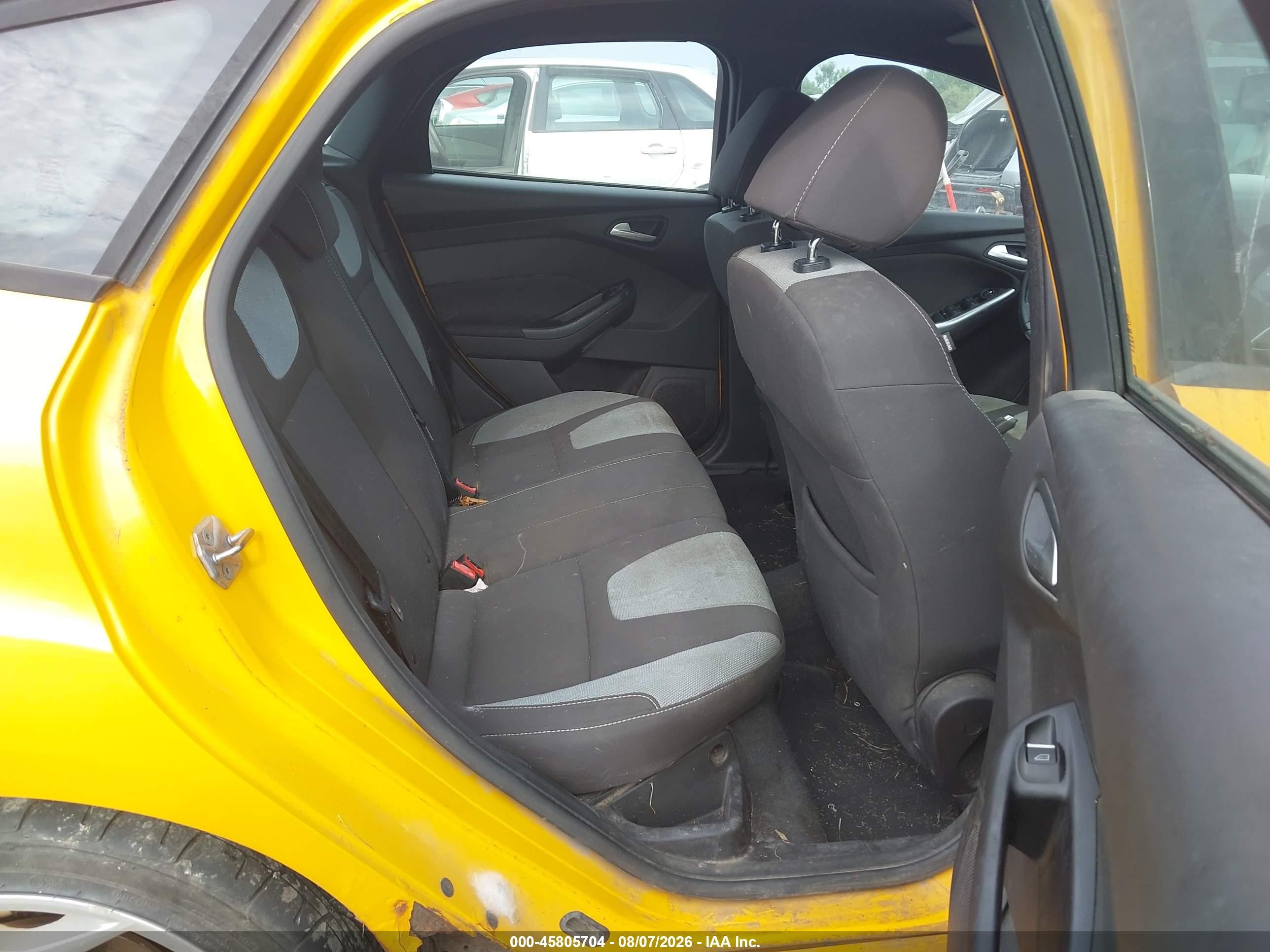 2013 Ford Focus St   Желтый vin: 1FADP3L98DL208615