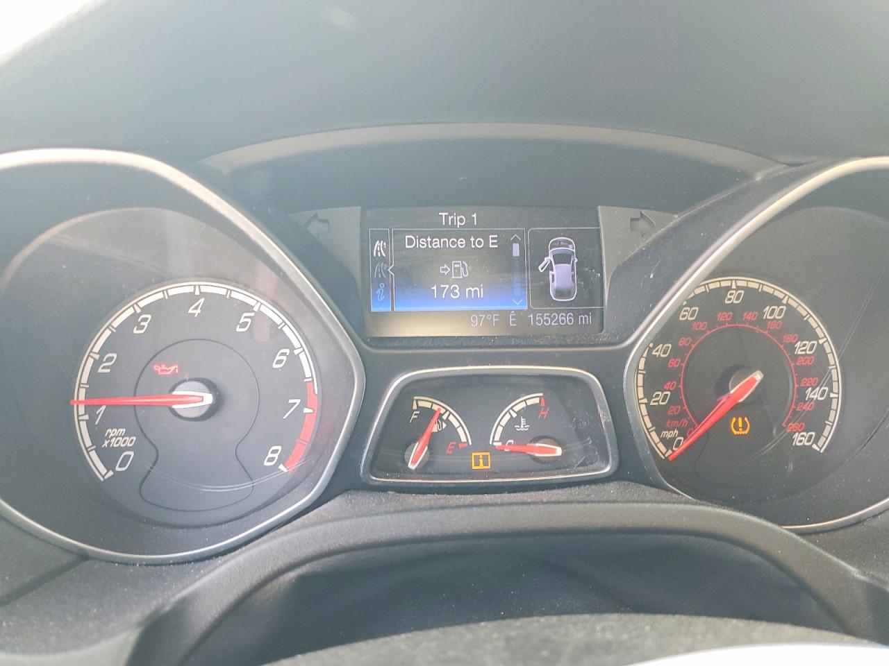 2013 Ford Focus St Orange vin: 1FADP3L98DL251139