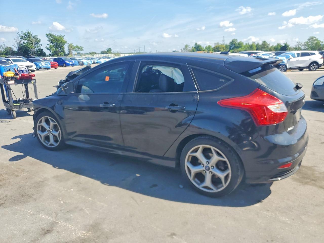 2013 Ford Focus St Черный vin: 1FADP3L98DL282813