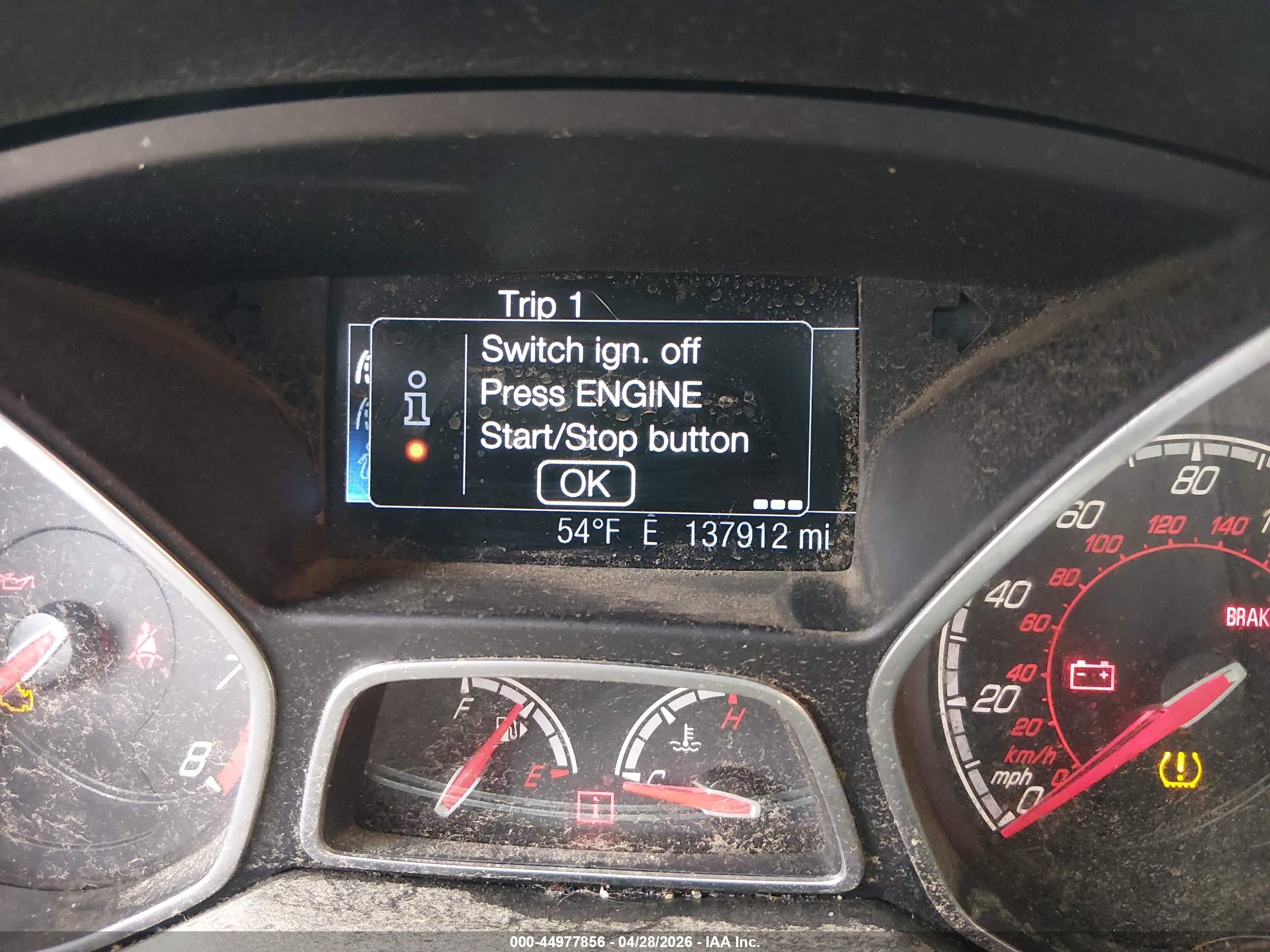 2014 Ford Focus St   Белый vin: 1FADP3L98EL141189