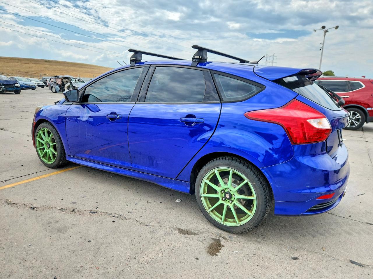 2014 Ford Focus St Blue vin: 1FADP3L98EL147641
