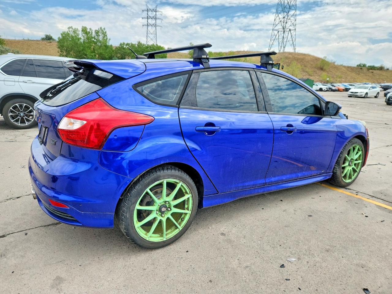 2014 Ford Focus St Blue vin: 1FADP3L98EL147641