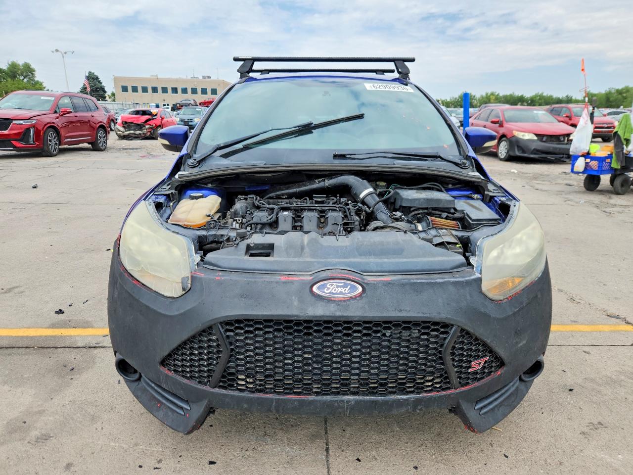 2014 Ford Focus St Blue vin: 1FADP3L98EL147641